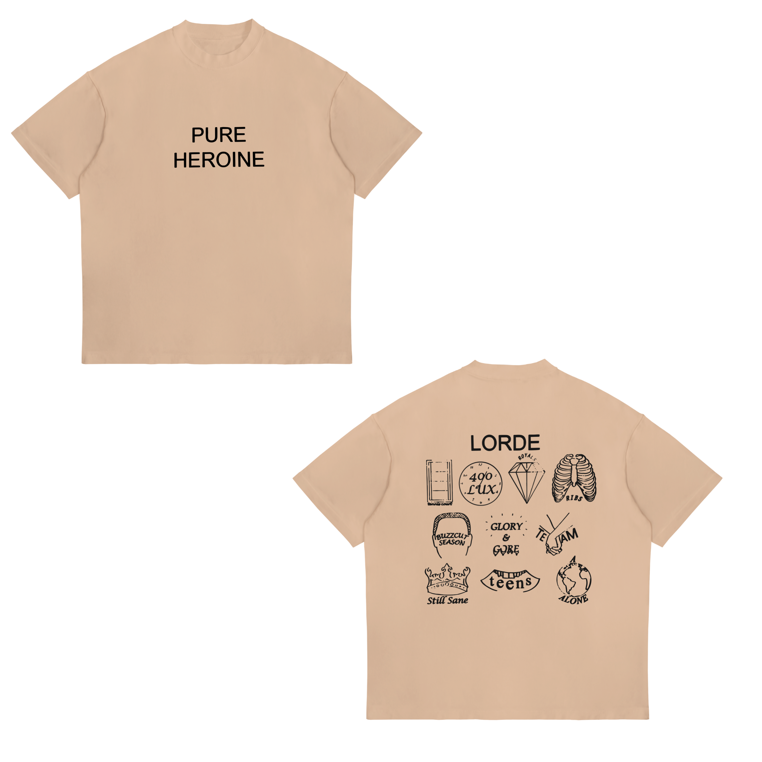 Camisa Pure Heroine 10 - Lorde