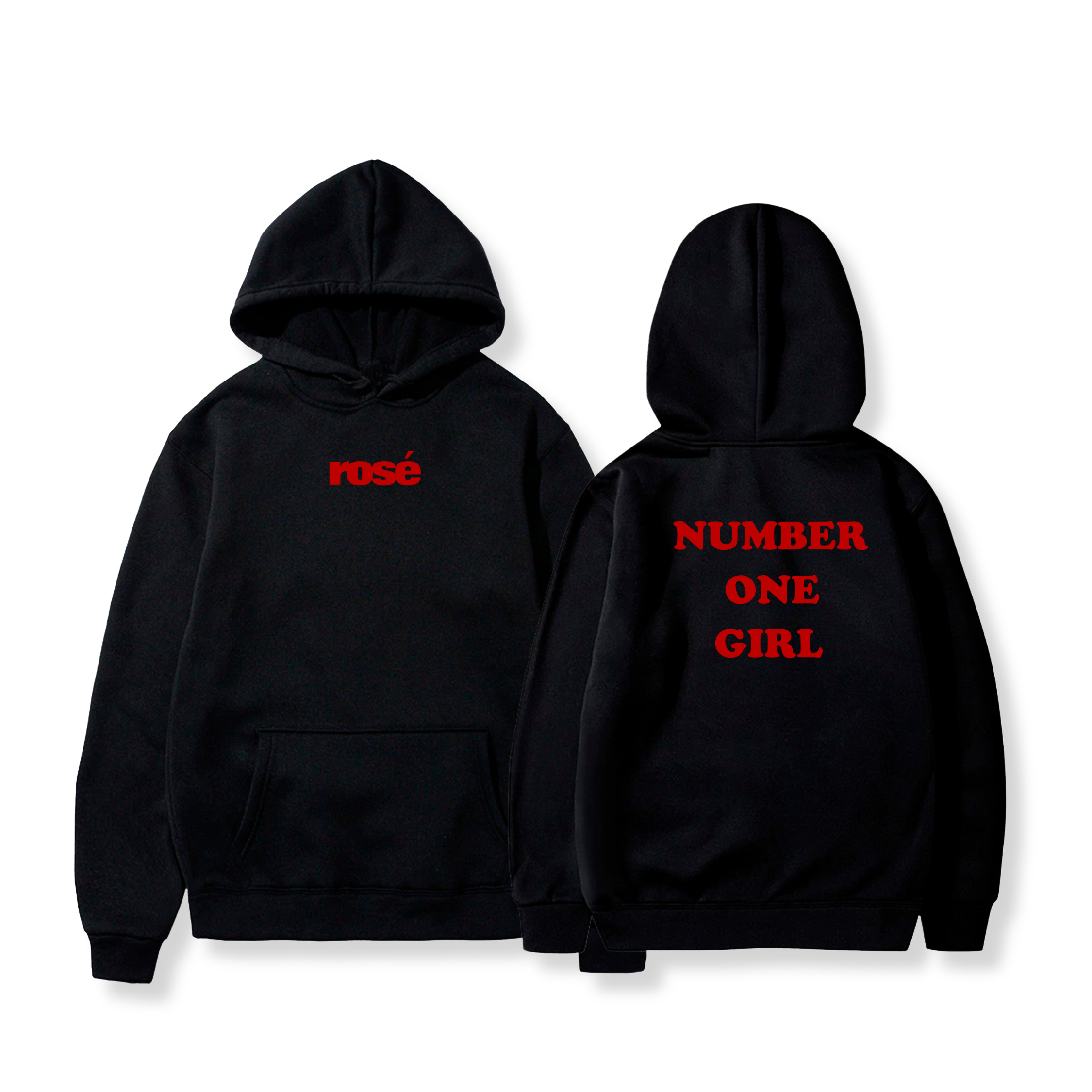Hoodie Rosie Number One Girl  6 - Rosé
