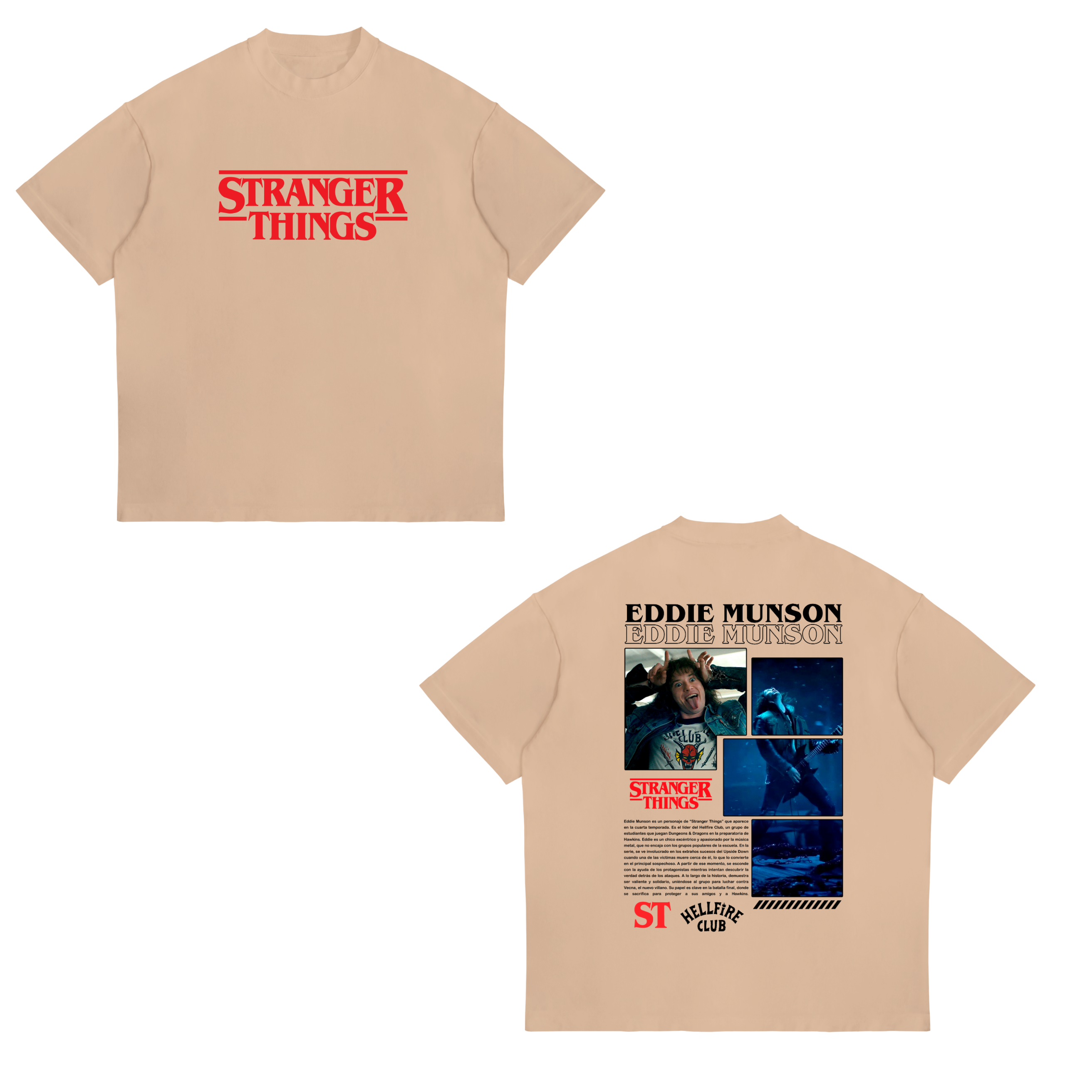 Camisa Eddie Munson 62 - Stranger things