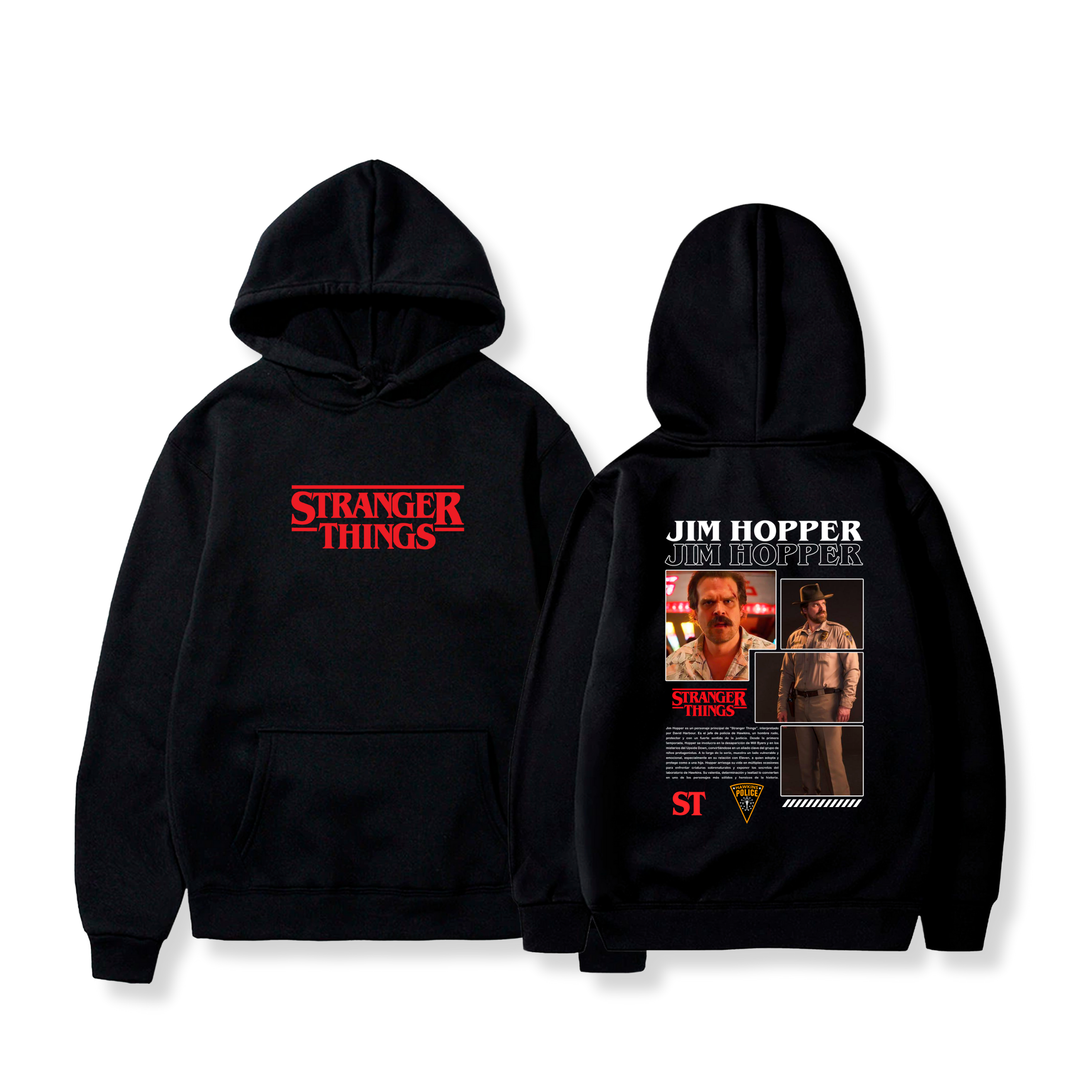 Hoodie Jim Hopper 64 - Stranger things