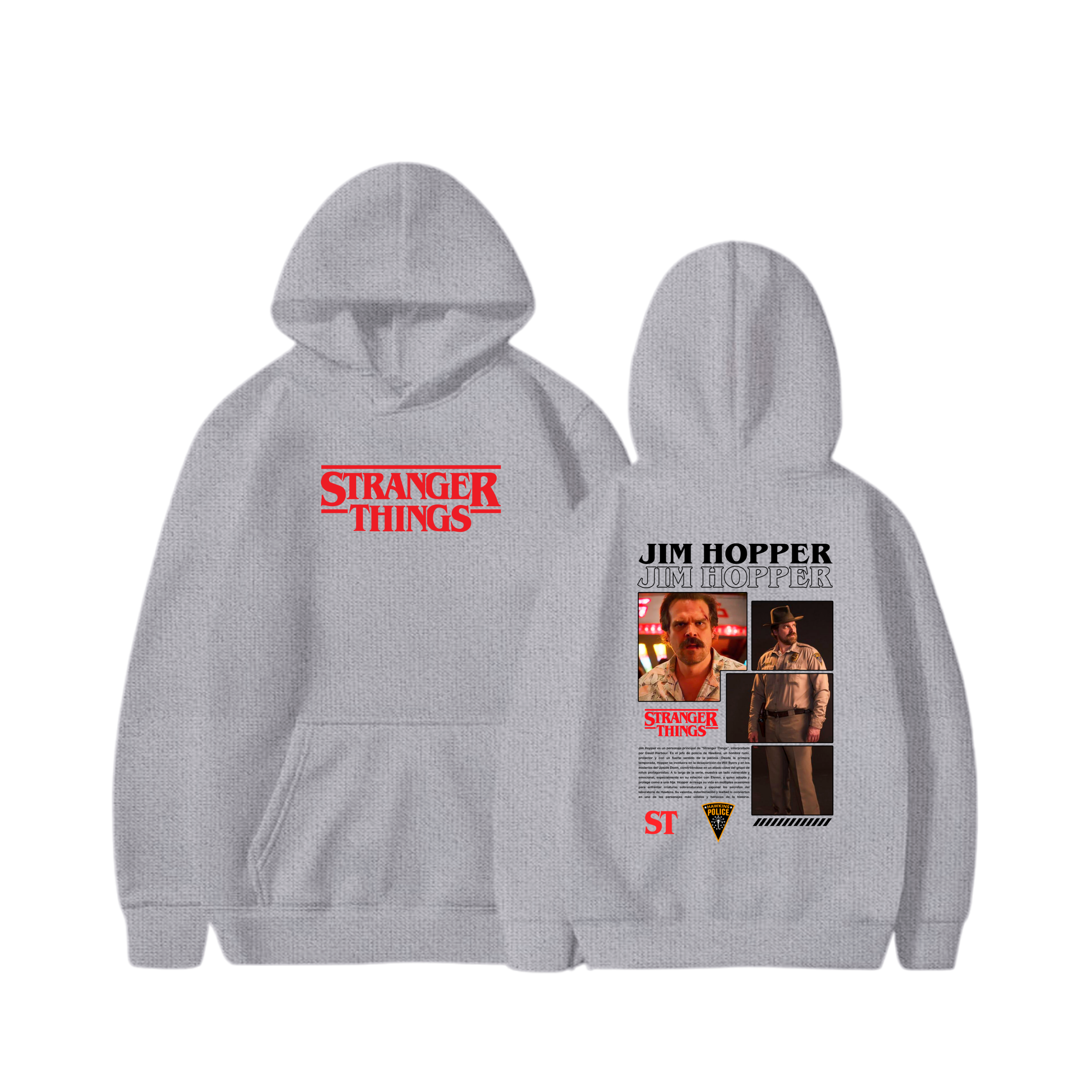 Hoodie Jim Hopper 64 - Stranger things