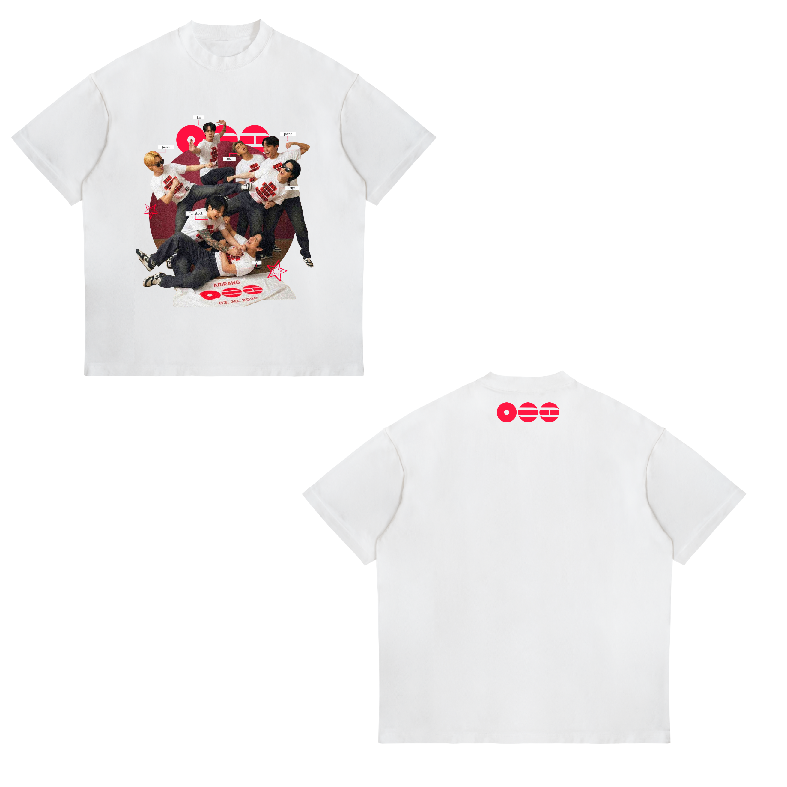 Camisa Arirang Era 12 - BTS