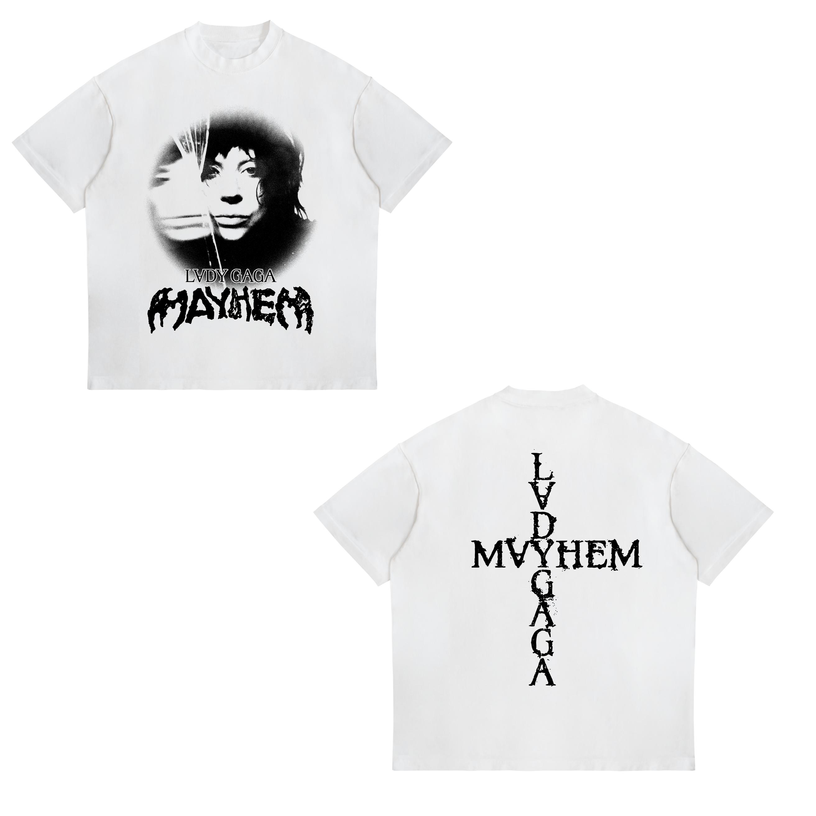 Camisa Mayhem, Death metal face 23 - Lady Gaga