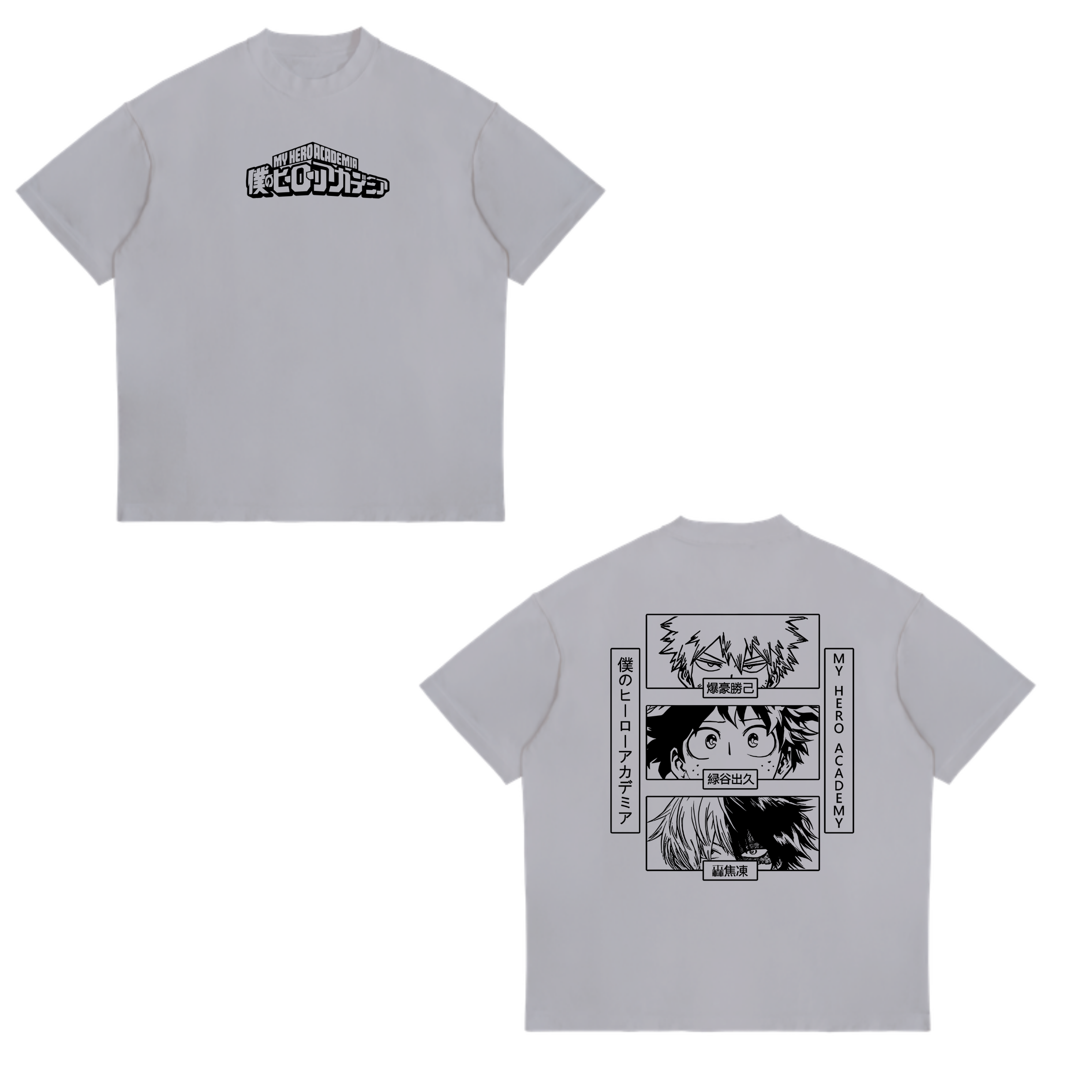 Camisa  Izuku Midoriya, Shoto Todoroki, Katsuki Bakugo 20 - My Hero Academia