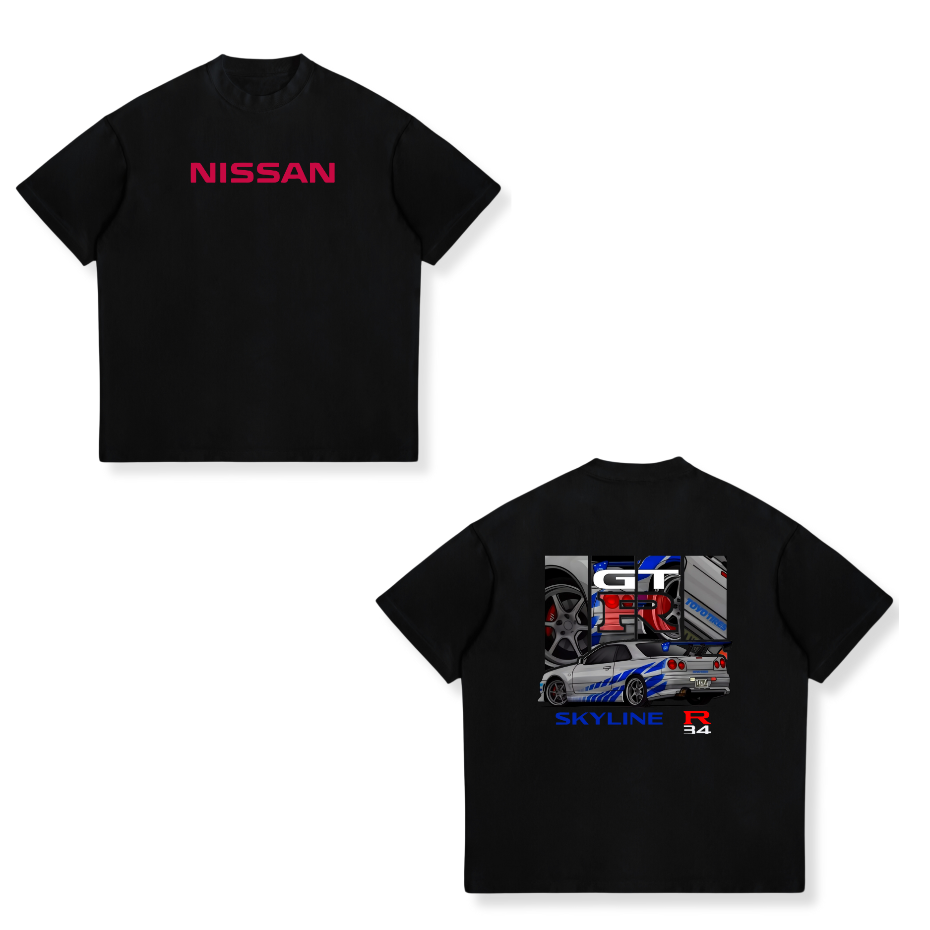 Camisa Skyline GT-R34 6 - Nissan