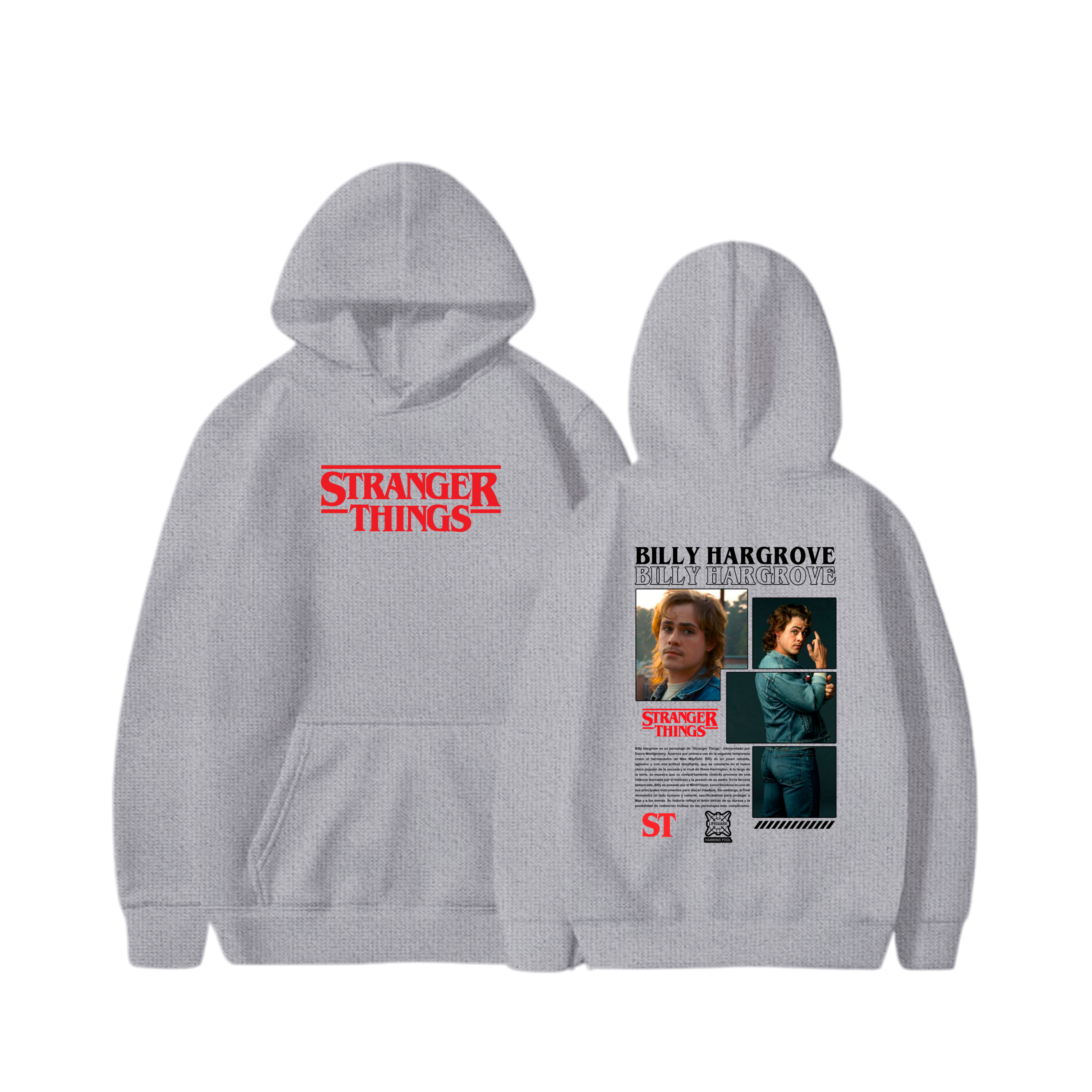 Hoodie Billy Hargrove 65 - Stranger things