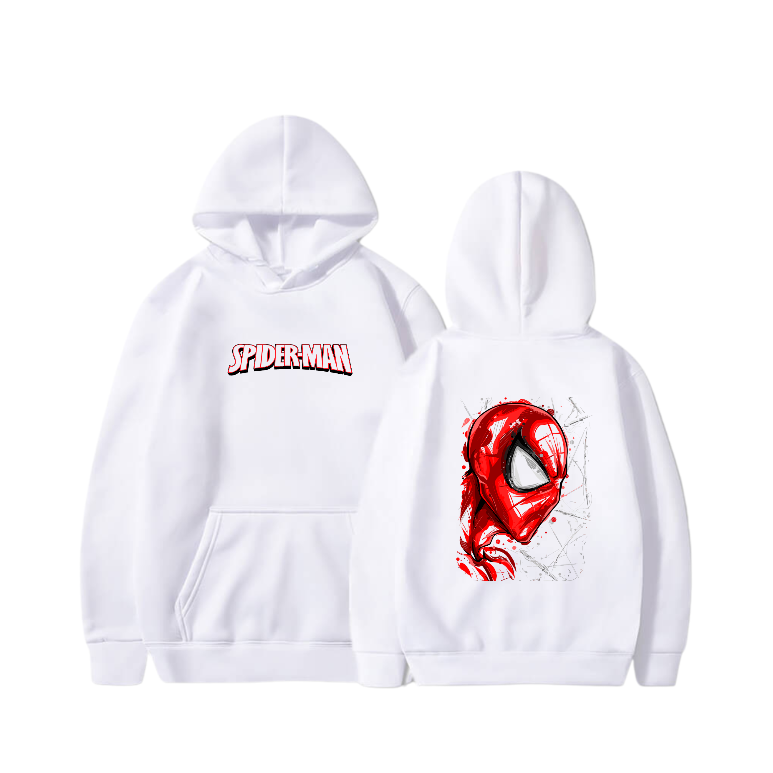 Hoodie Splatter Art 30 - Spider- Man