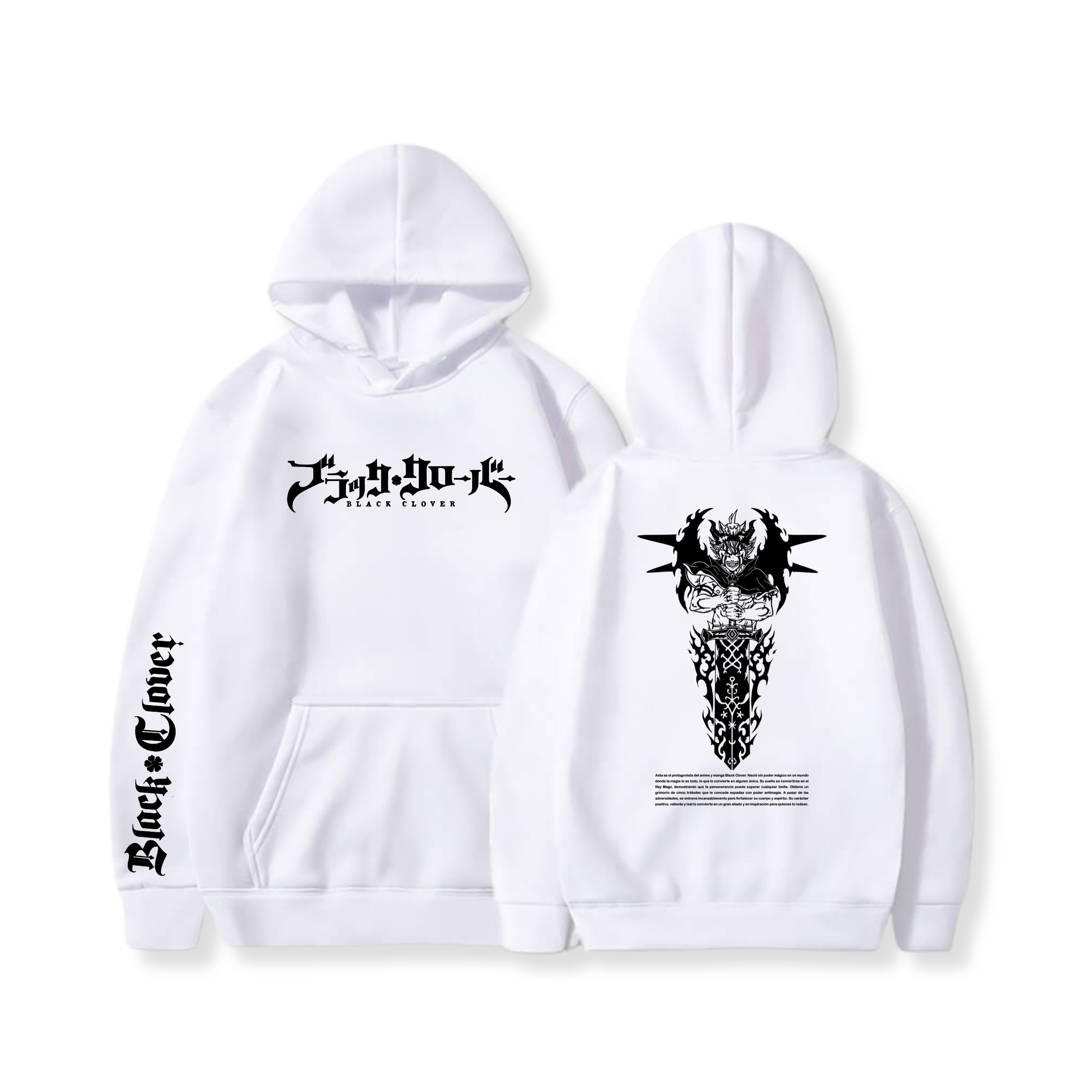 Hoodie Asta  12 -  Black Clover