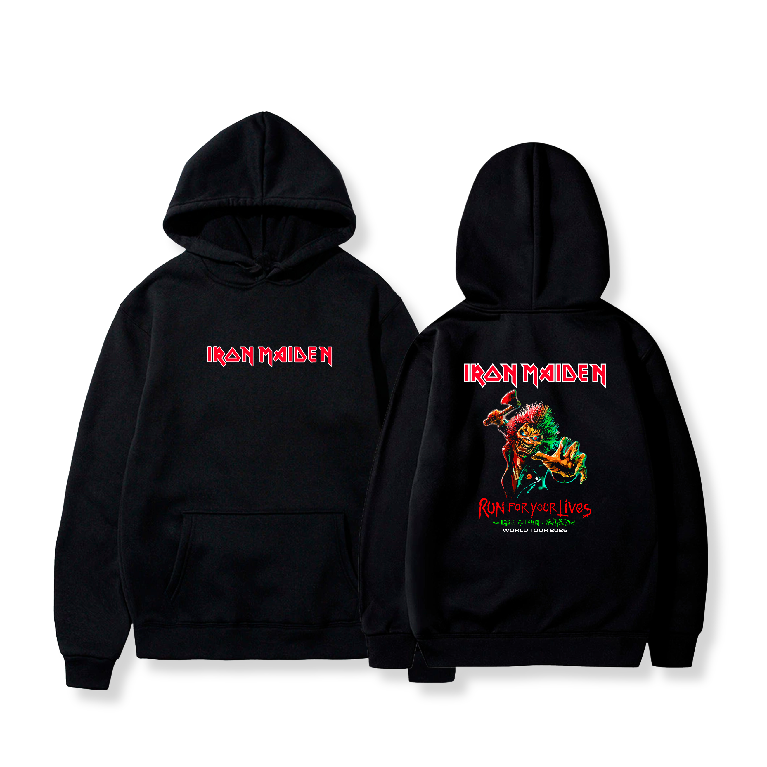 Hoodie Run For Your Lives World Tour 16 - Iron Maiden