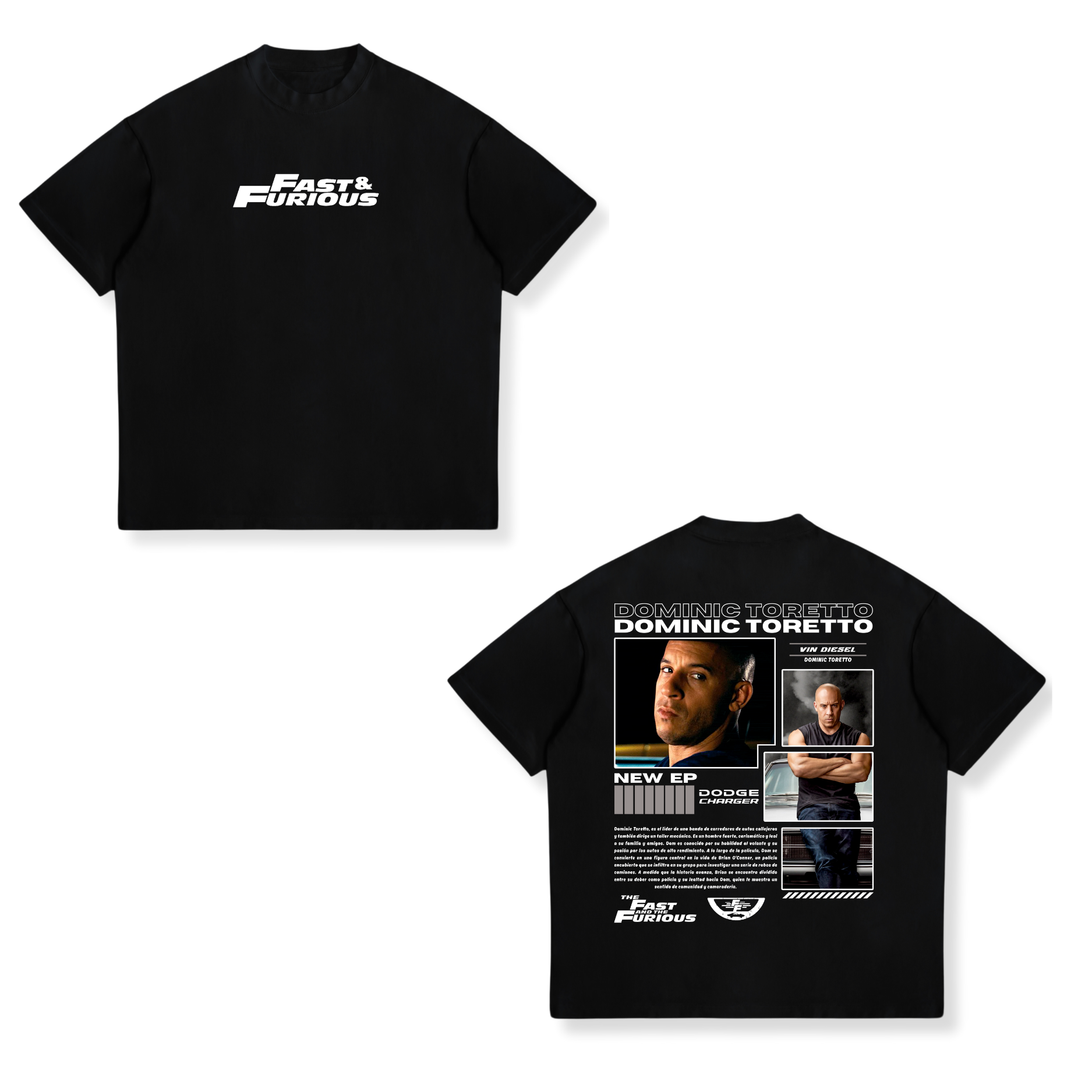 Camisa Dominic Toretto 7 - Fast And Furious