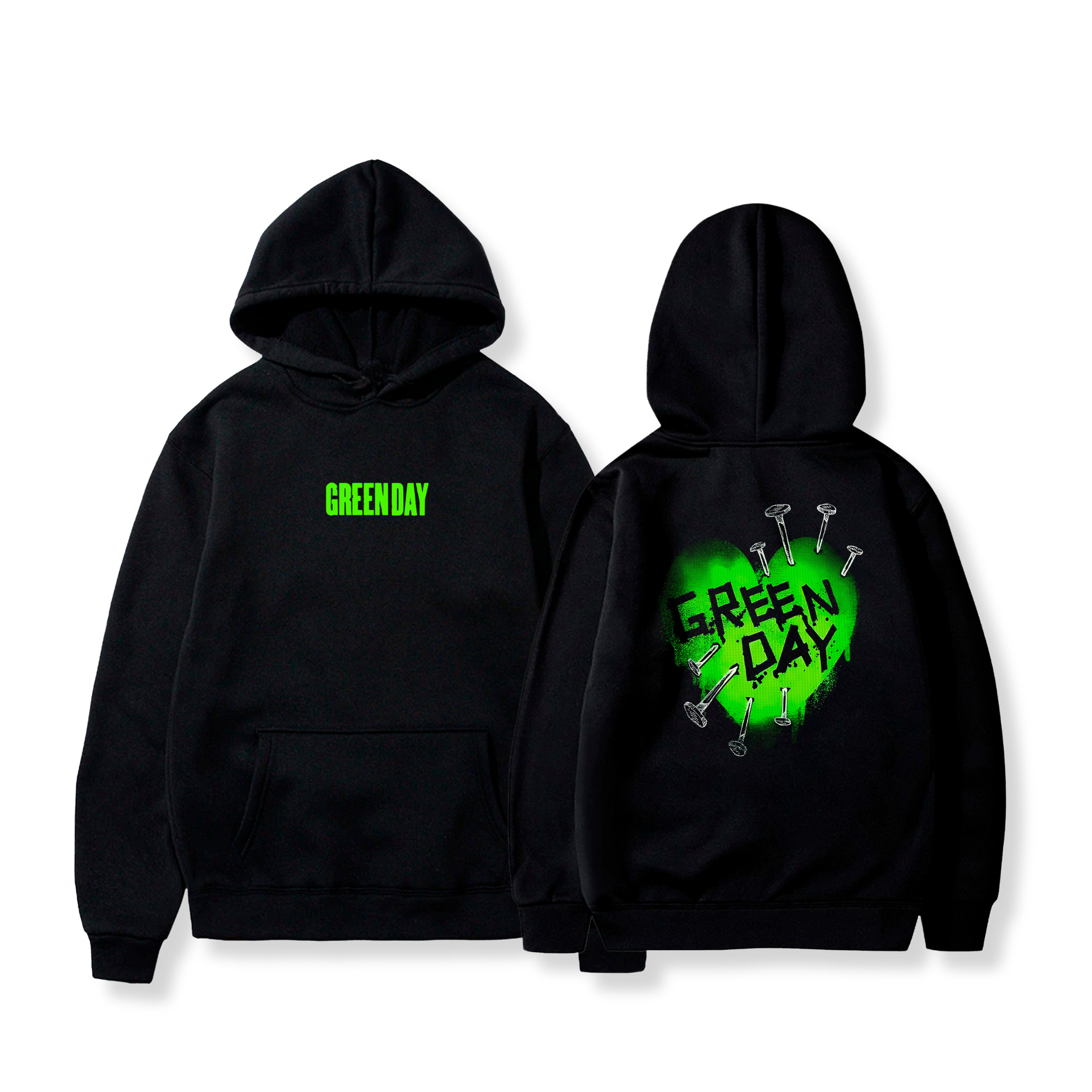 Hoodie Heart 9 - Green Day