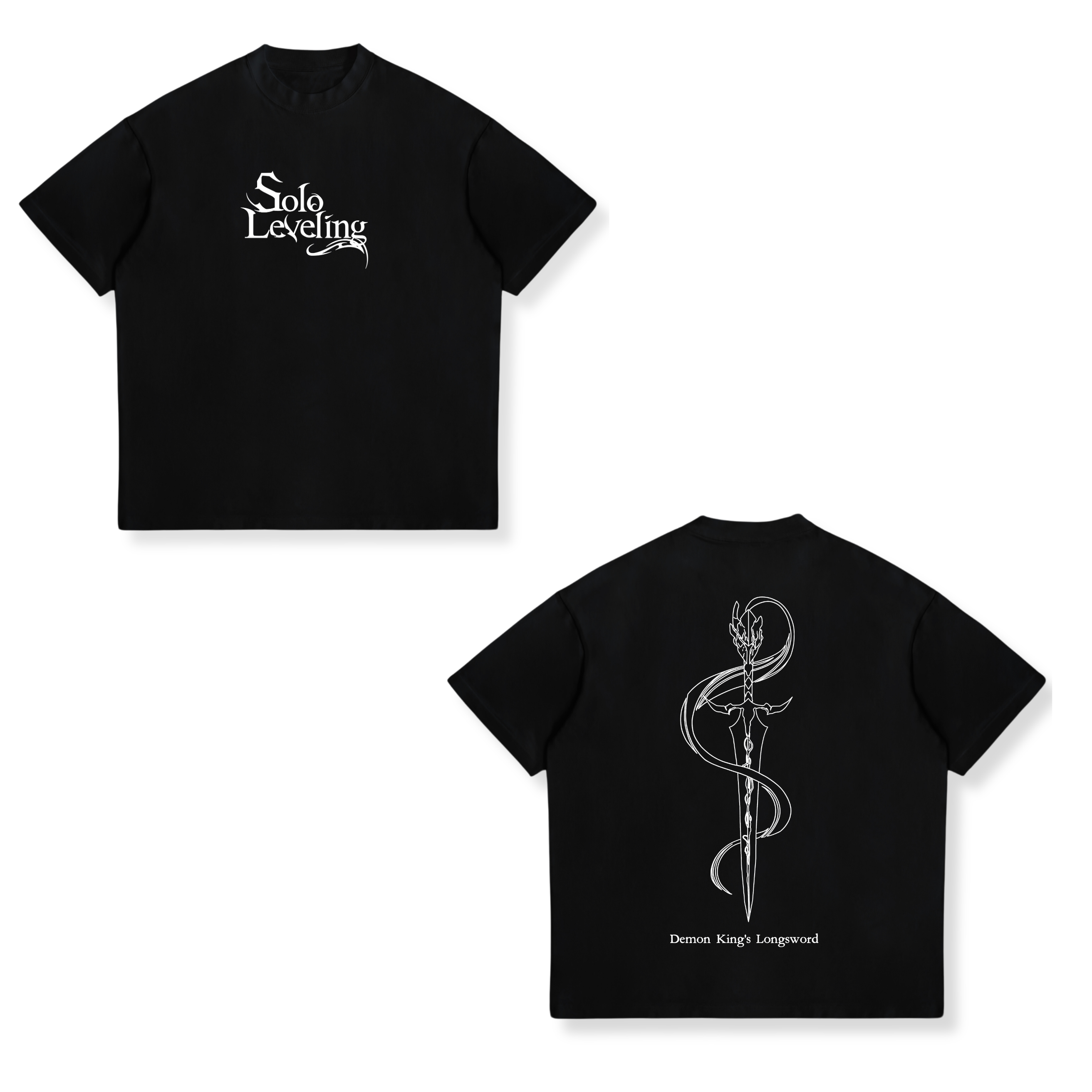 Camisa Demon King's Longsword 21 - Solo Leveling