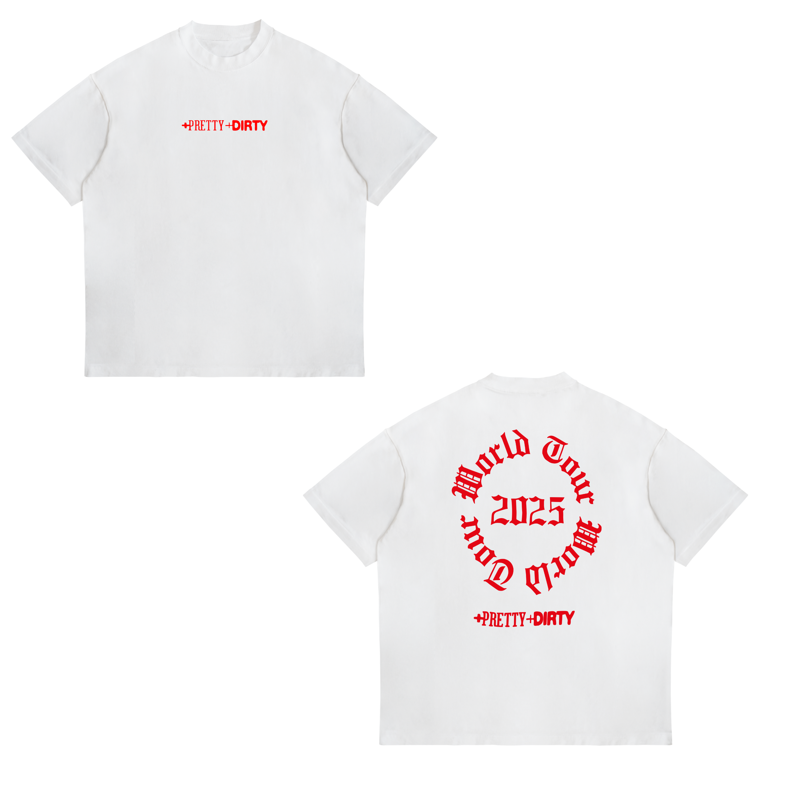 Camisa Pretty +Dirty World Tour 8 - Maluma