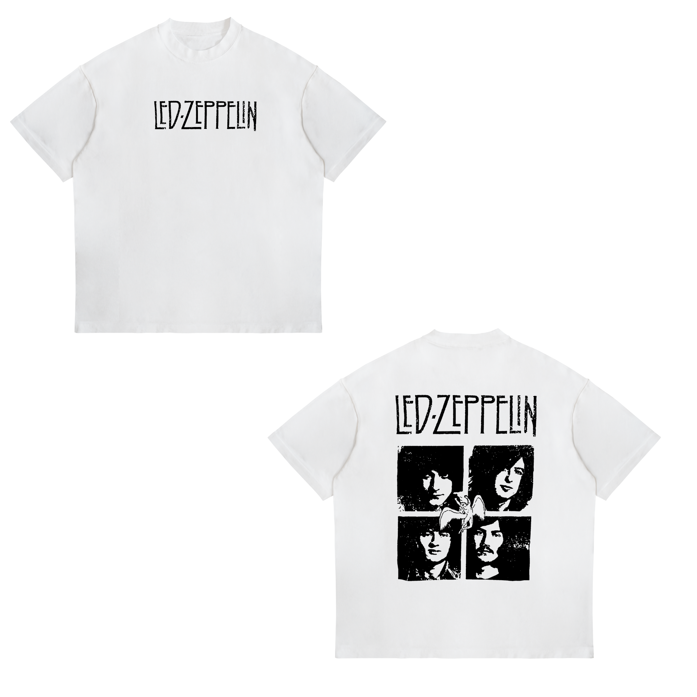 Camisa Jimmy Page, John Paul Jones, Robert Plant, y John Bonham 7 - Led Zeppelin