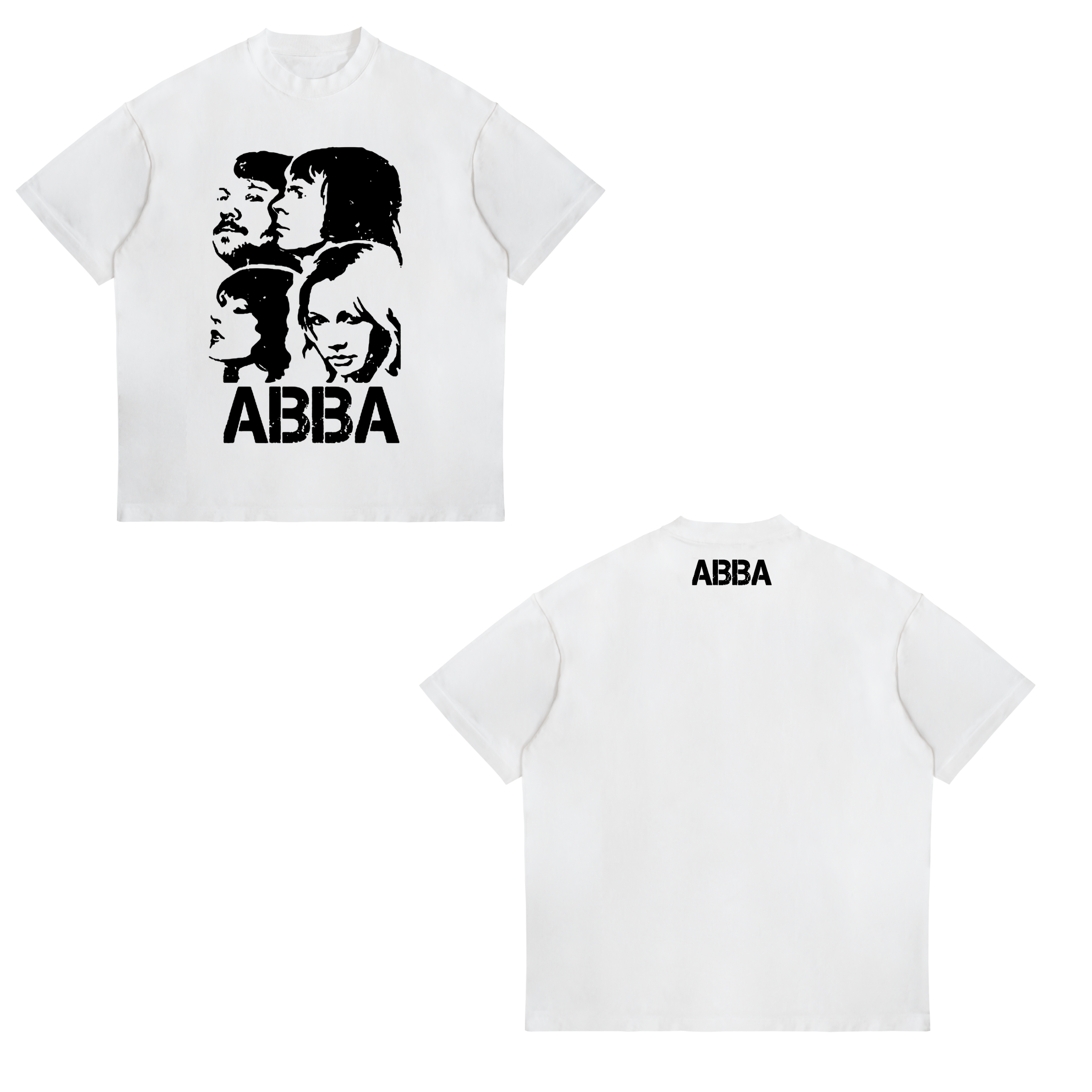 Camisa Vintage faces 6 - ABBA