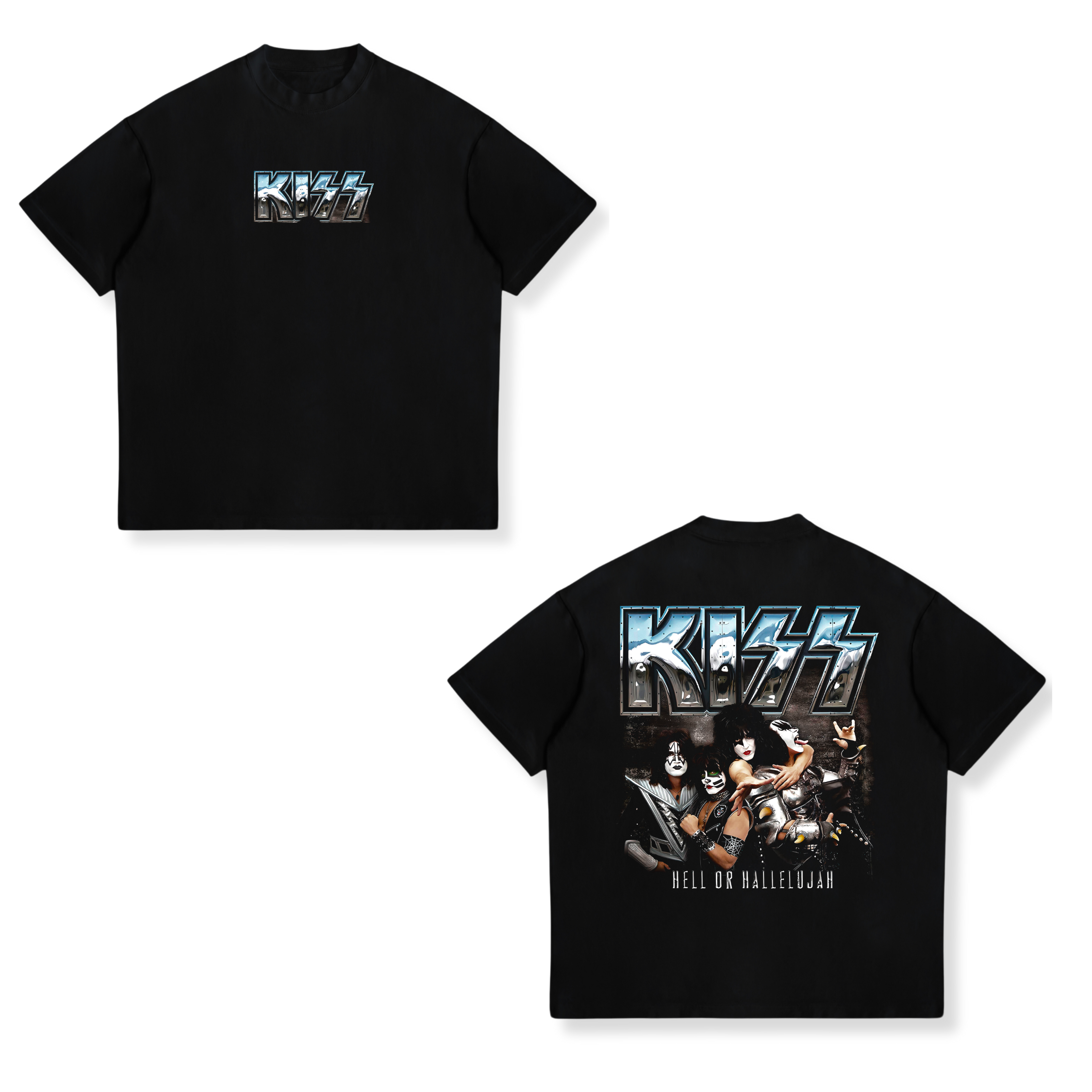 Camisa Ace Frehley, Gene Simmons, Peter Criss y Paul Stanley. 12 - Kiss