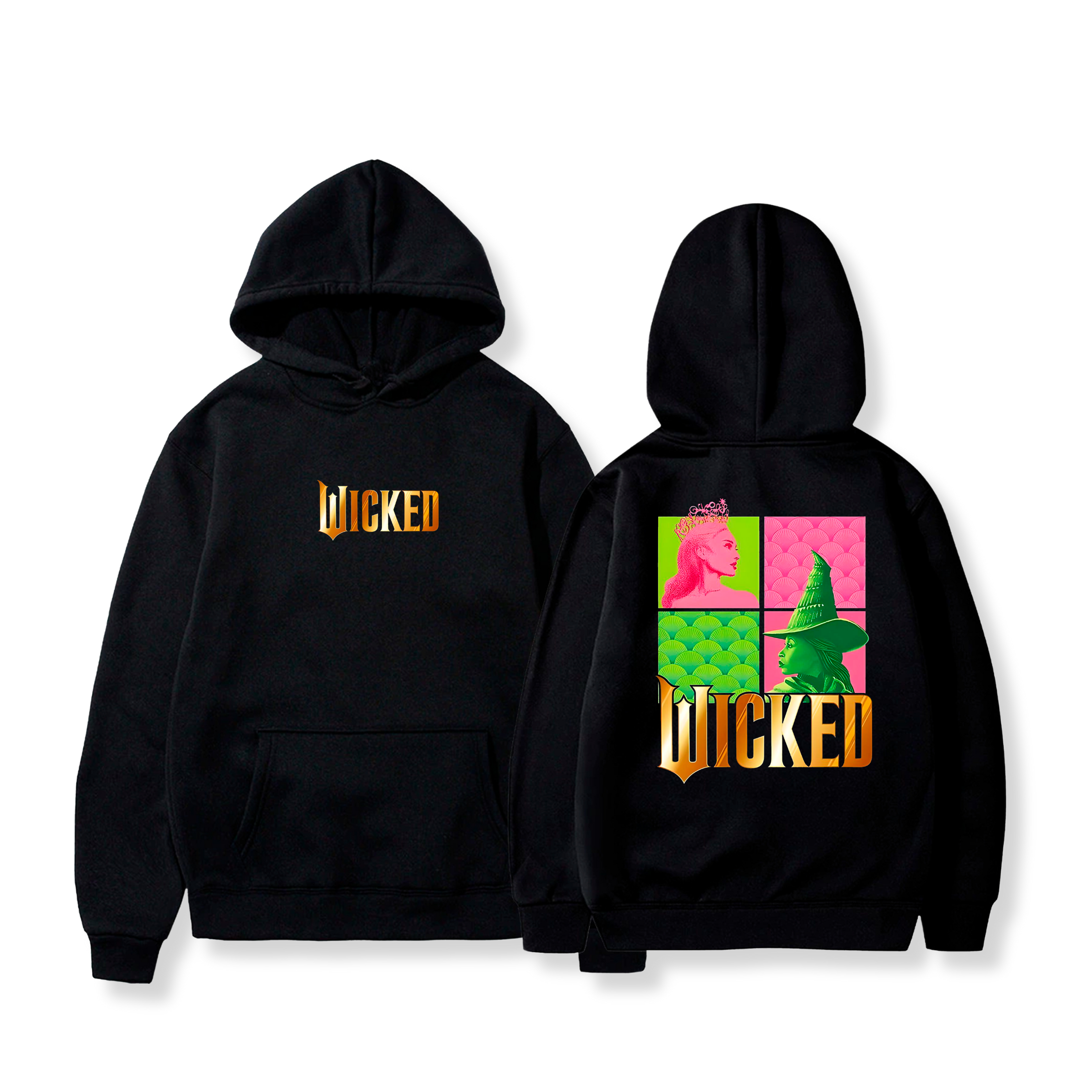 Hoodie Elphaba y Glinda 9 - Wicked