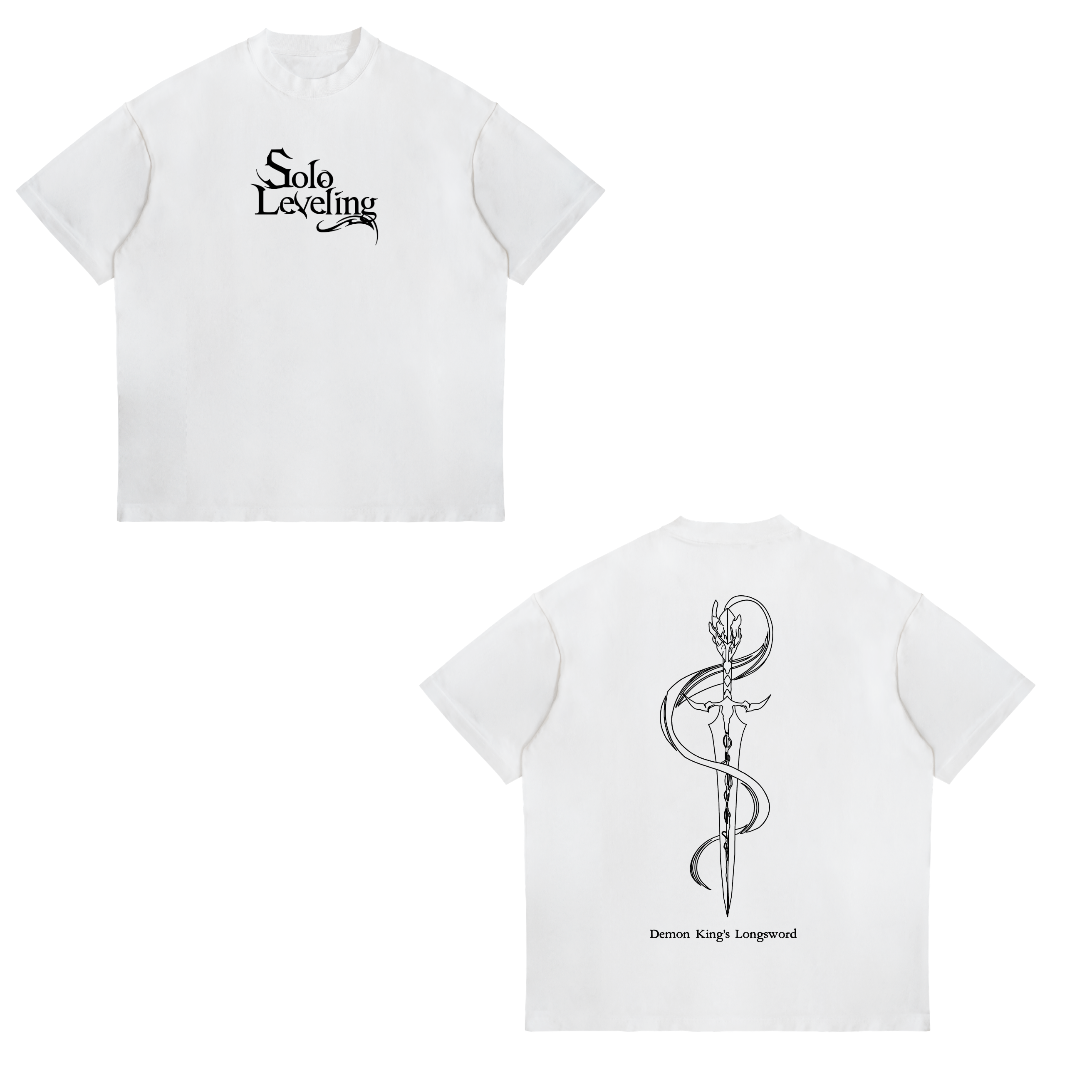Camisa Demon King's Longsword 21 - Solo Leveling