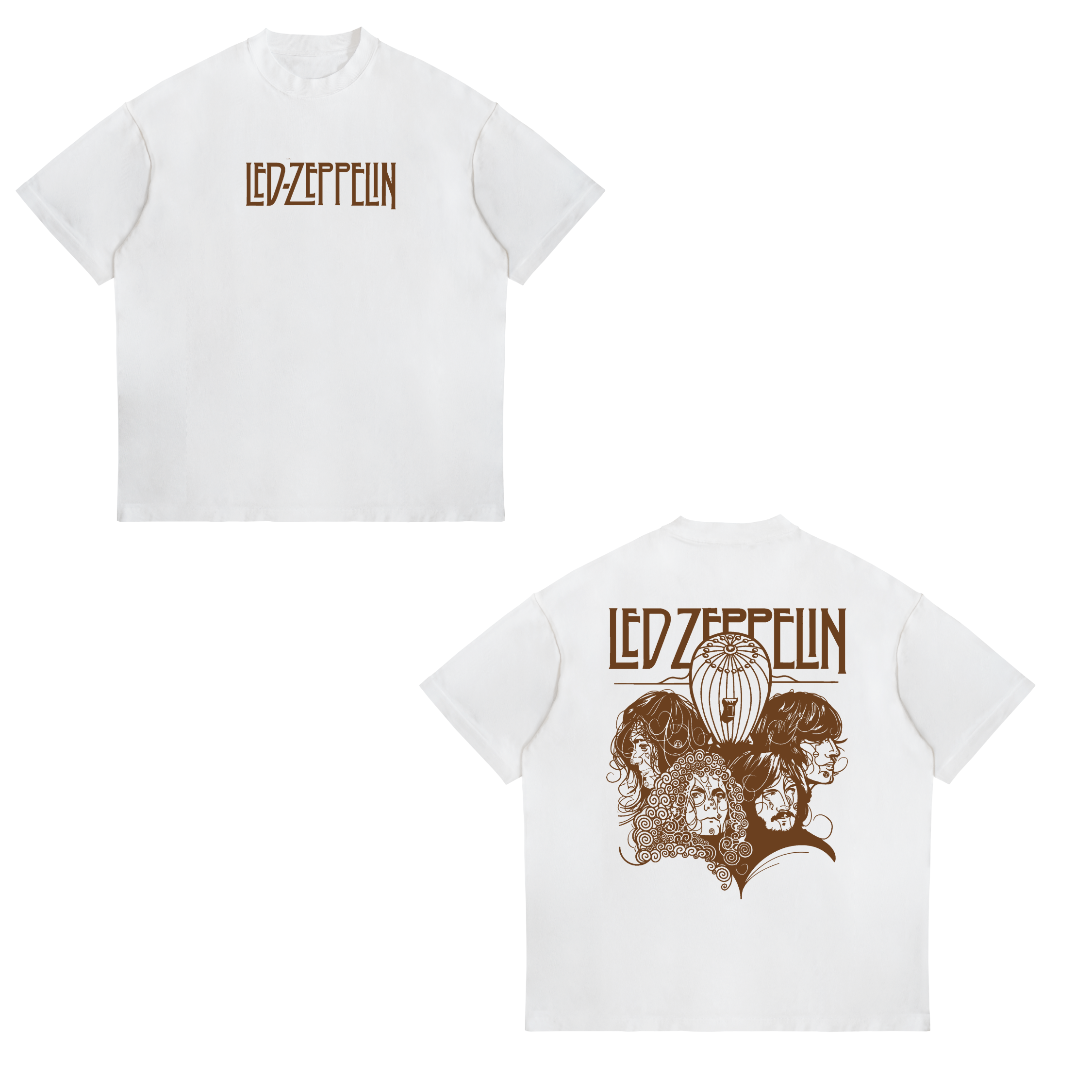 Camisa Jimmy Page, John Paul Jones, Robert Plant, y John Bonham 9 - Led Zeppelin