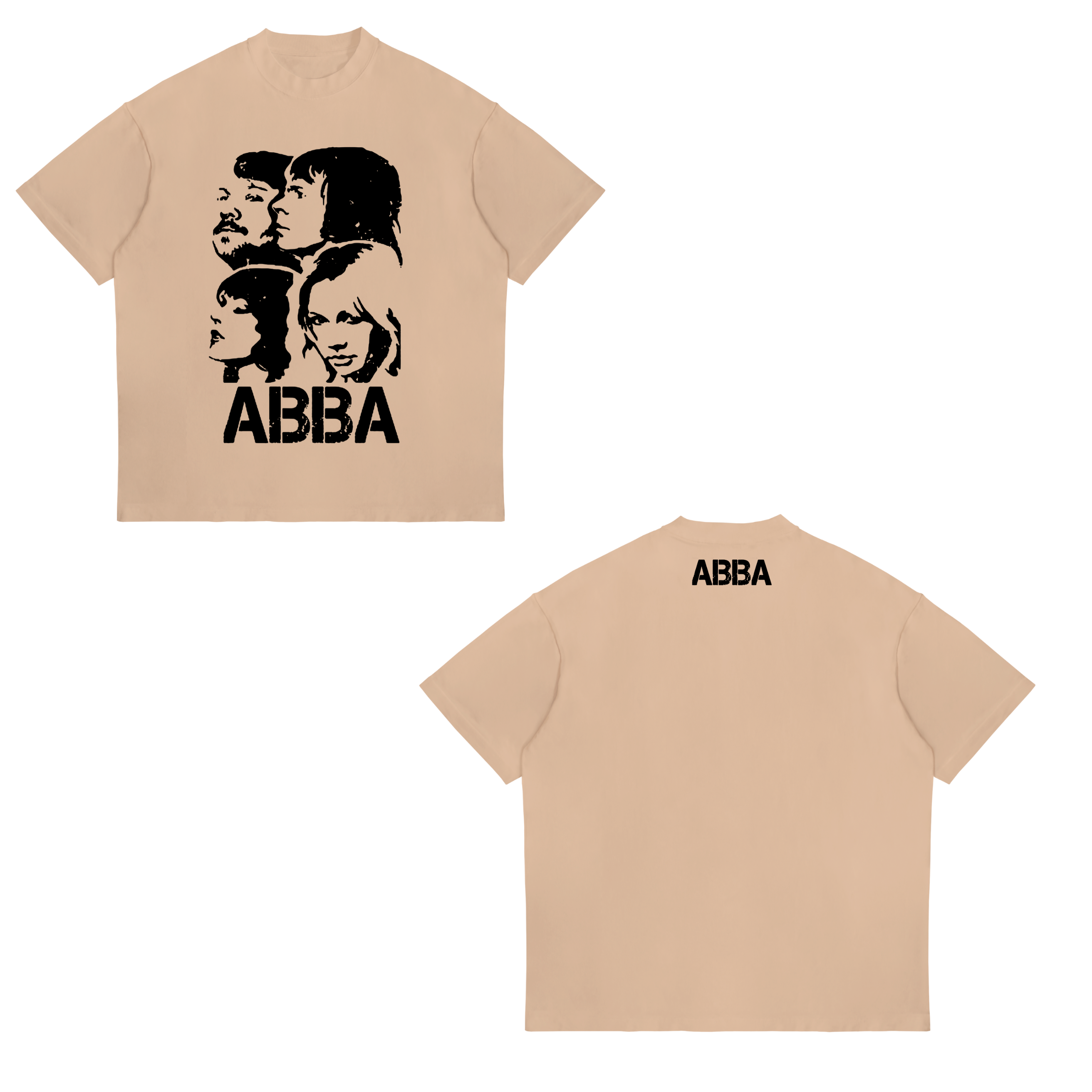 Camisa Vintage faces 6 - ABBA