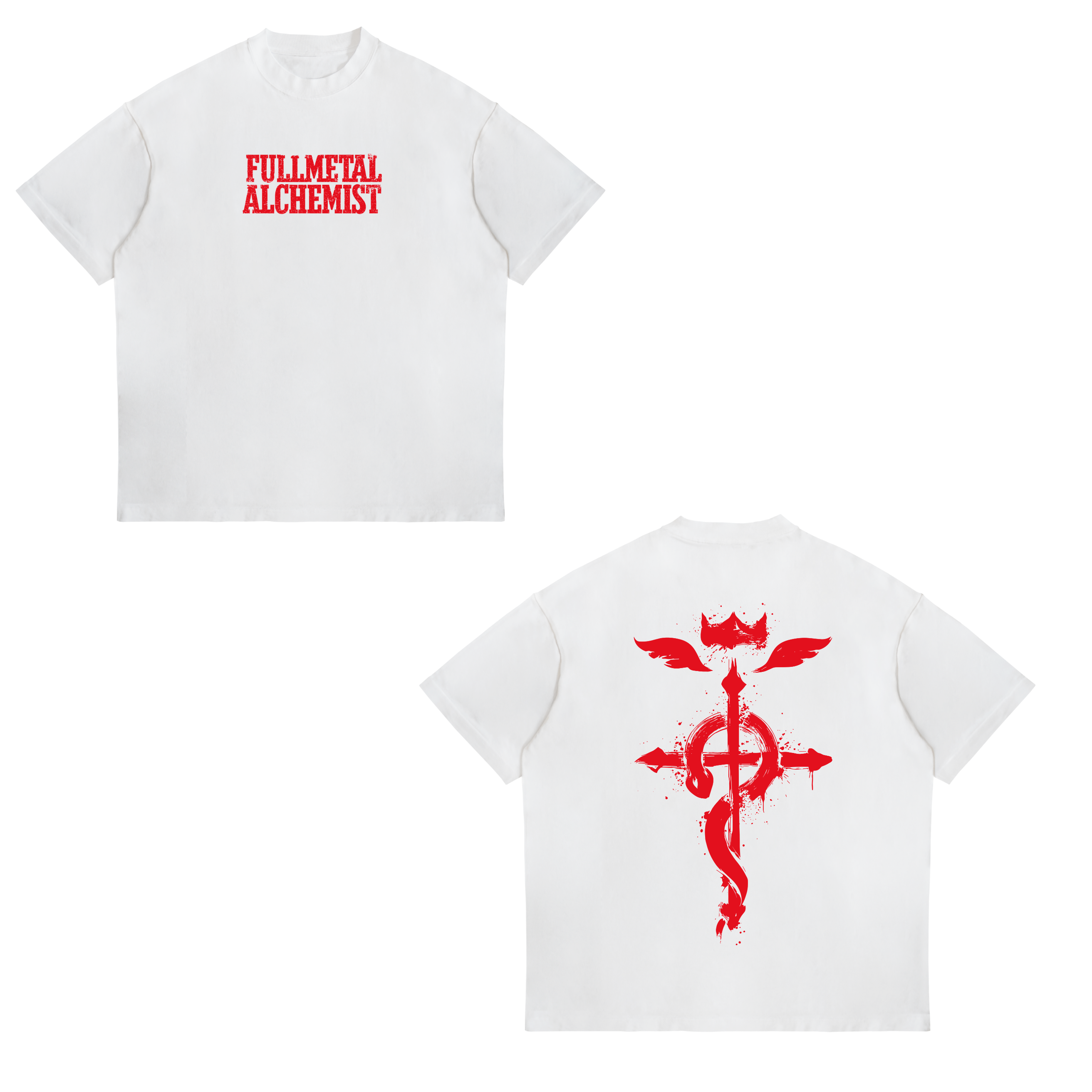 Camisa Cruz de Flamel 12 - Full Metal Alchemist