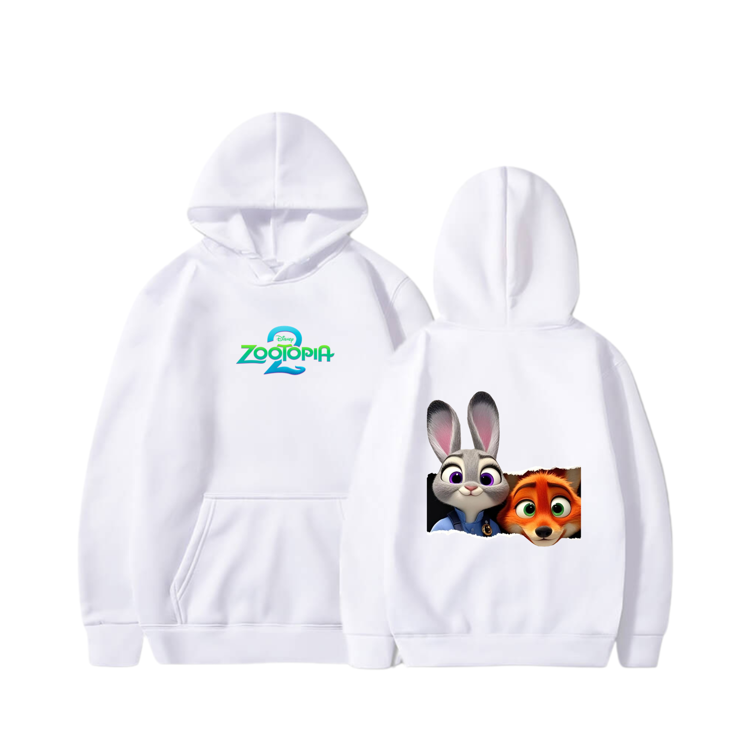 Hoodie Nick Wilde, Judy Hopps 5 - Zootopia