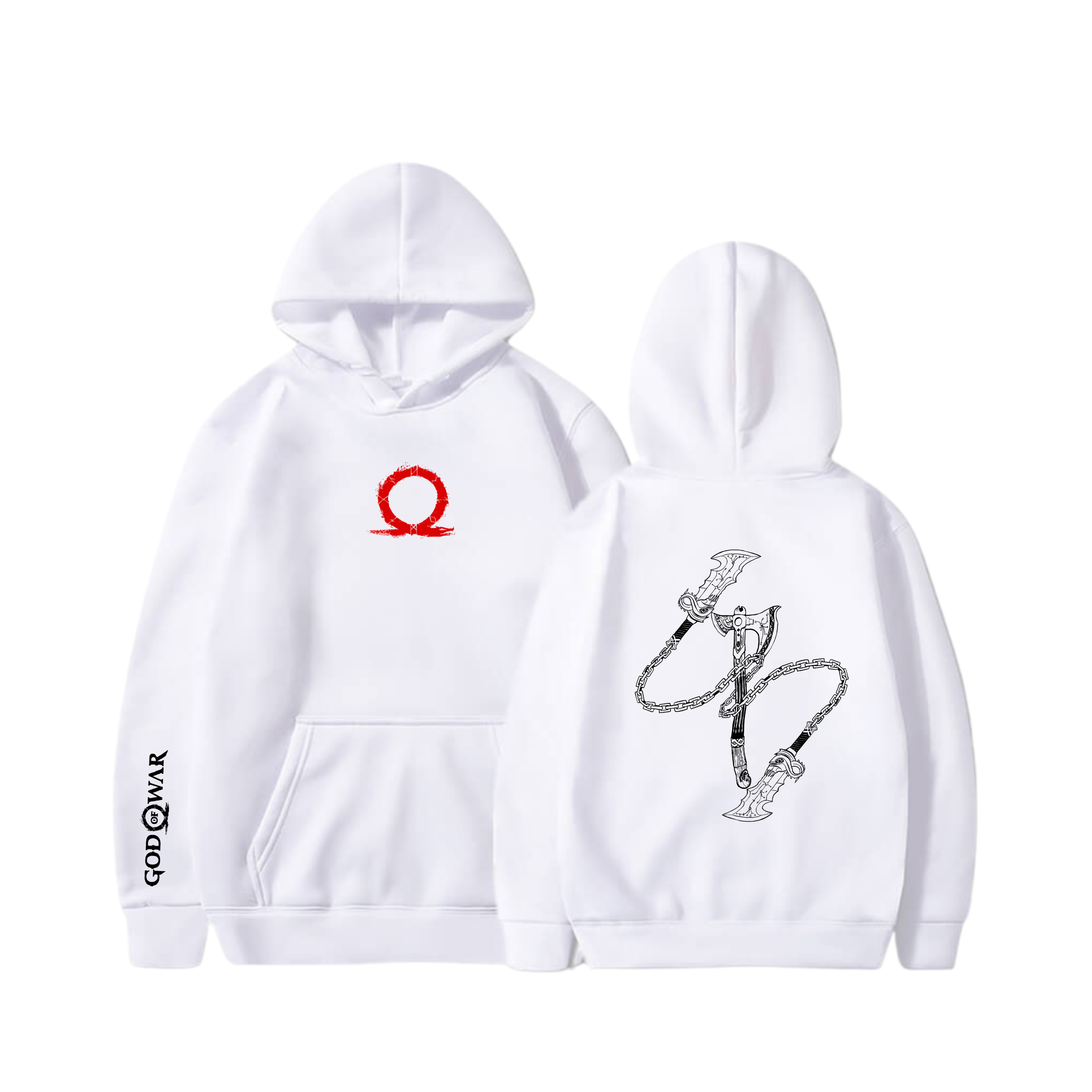 Hoodie Hacha de Leviatán ,Espadas del Caos 8 - God of War