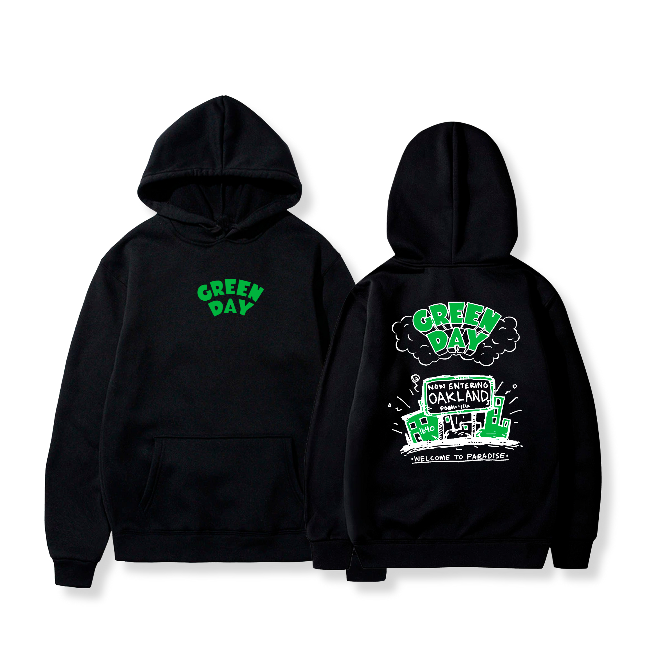 Hoodie Welcome to Paradise 11 - Green Day