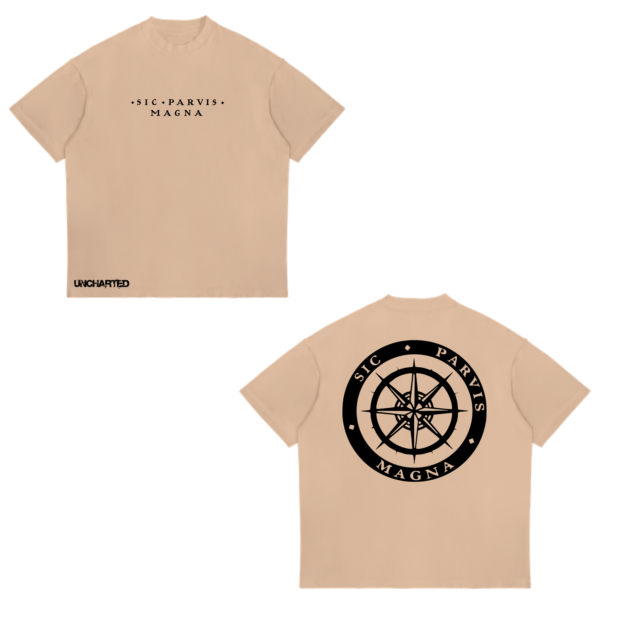 Camisa Sic Parvis Magna 8 - Uncharted