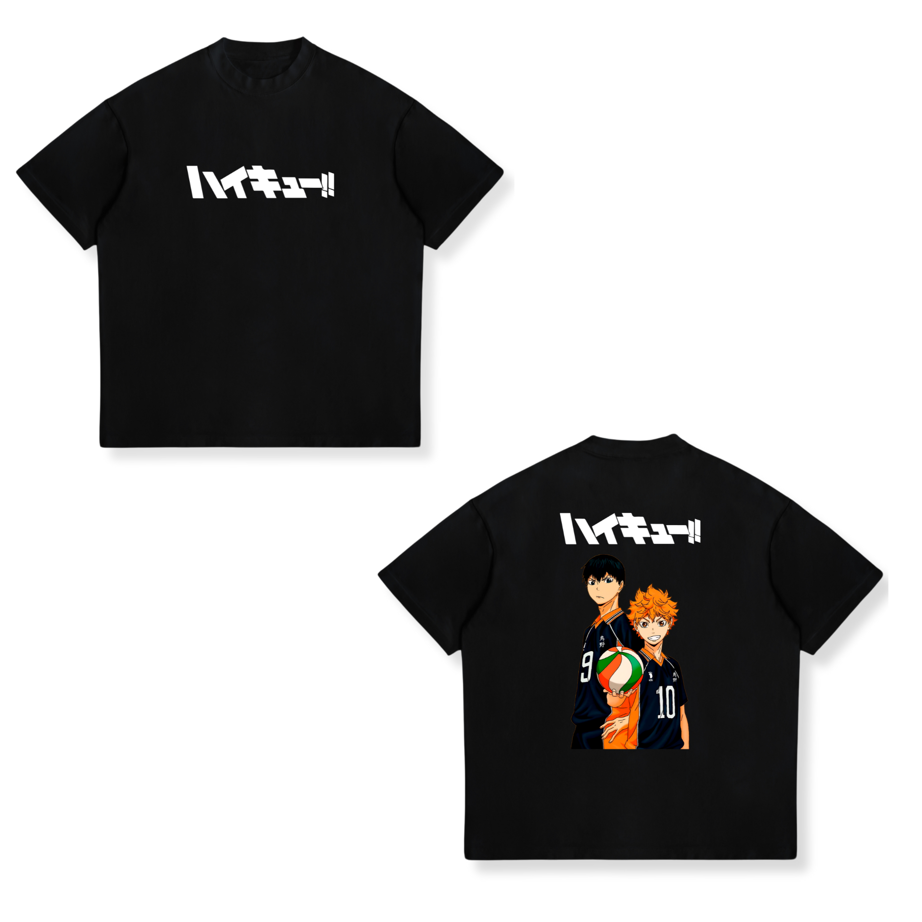 Camisa Shōyō Hinata y Tobio Kageyama 9 - Haikyuu!!