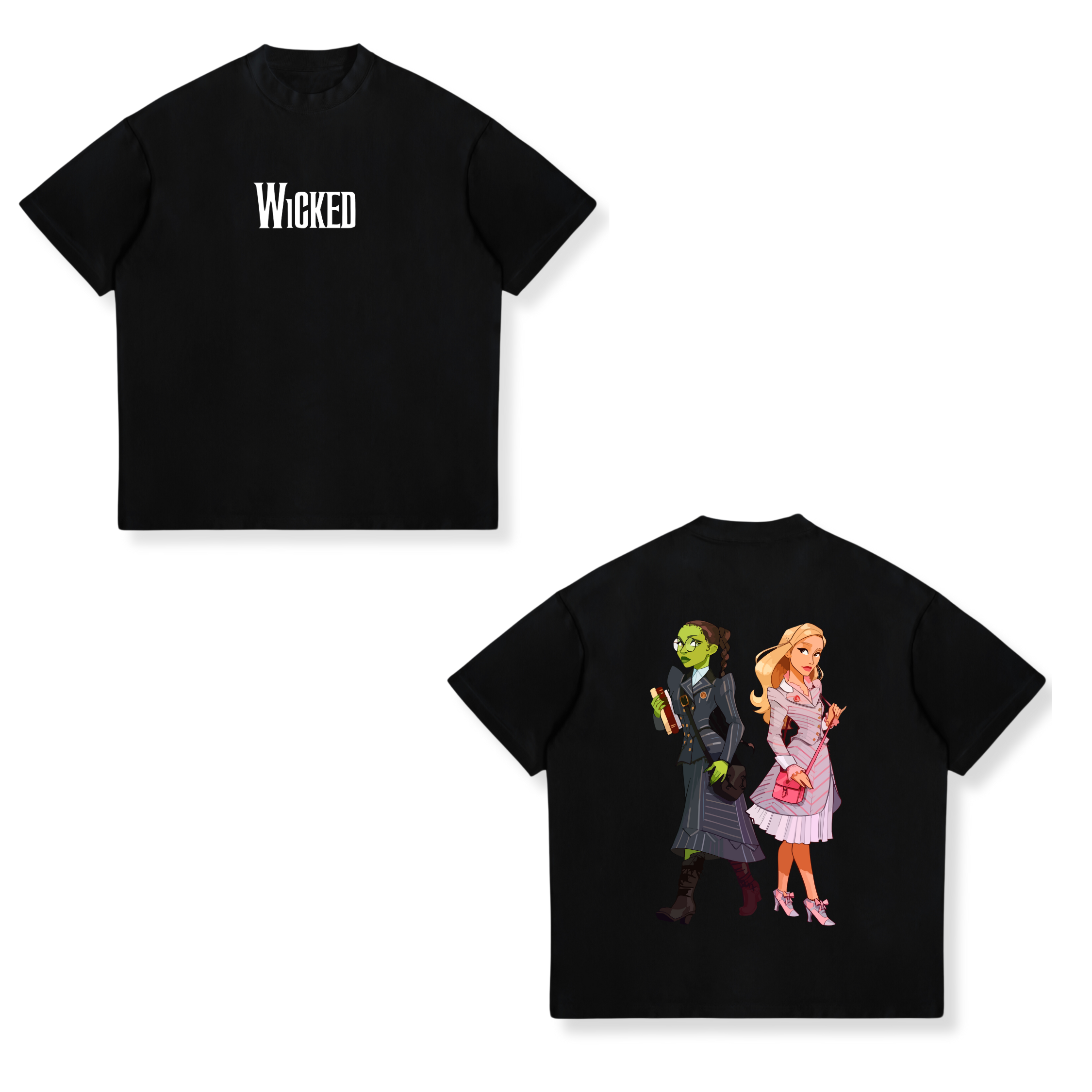 Camisa Elphaba y Glinda 11 - Wicked