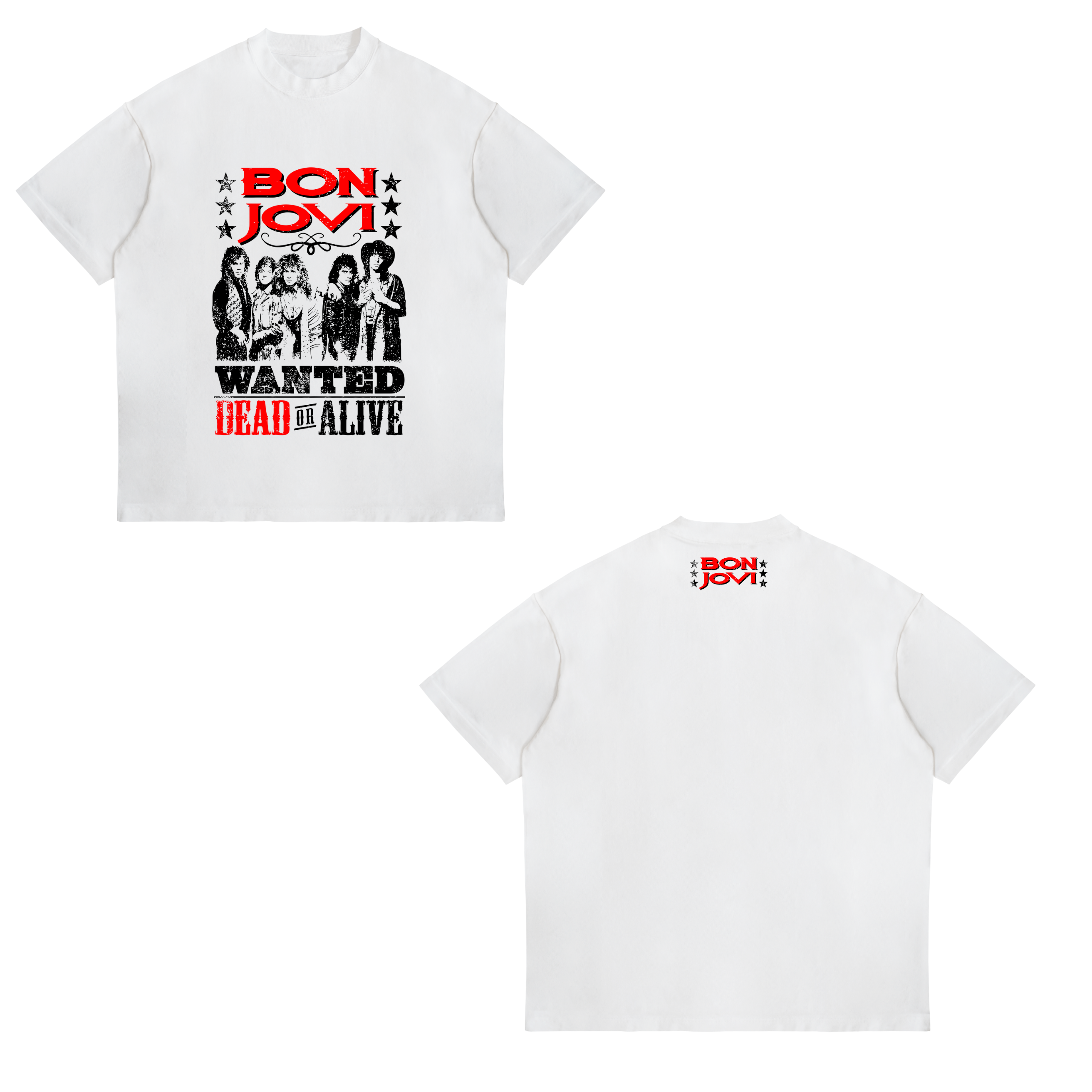 Camisa Wanted Dead or Alive 14 - Bon Jovi