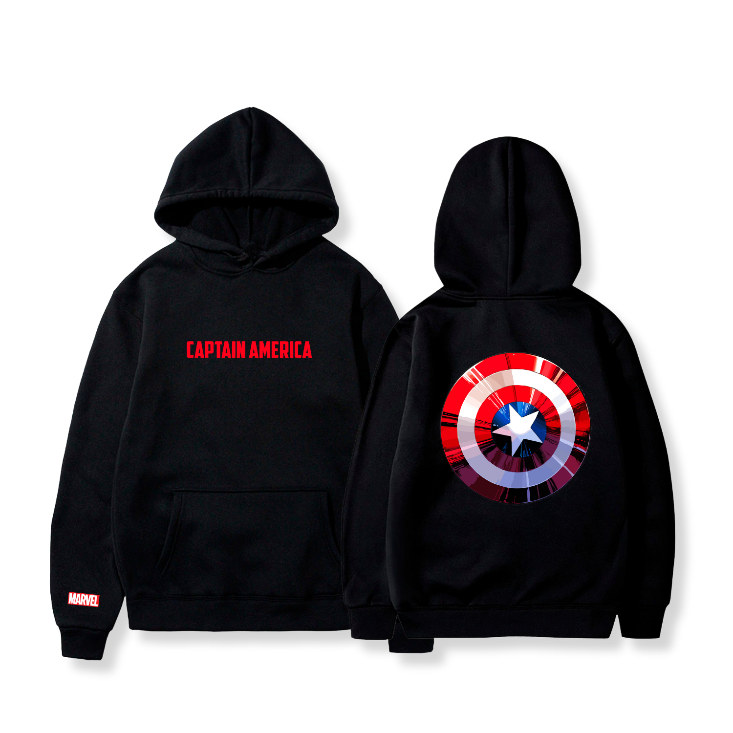 Hoodie Escudo 10 - Capitán América