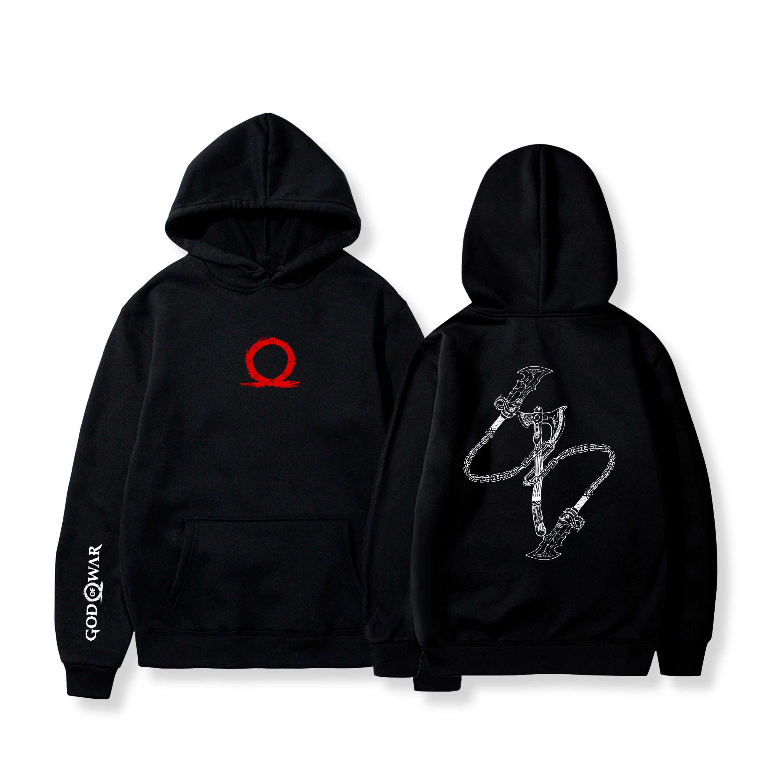 Hoodie Hacha de Leviatán ,Espadas del Caos 8 - God of War