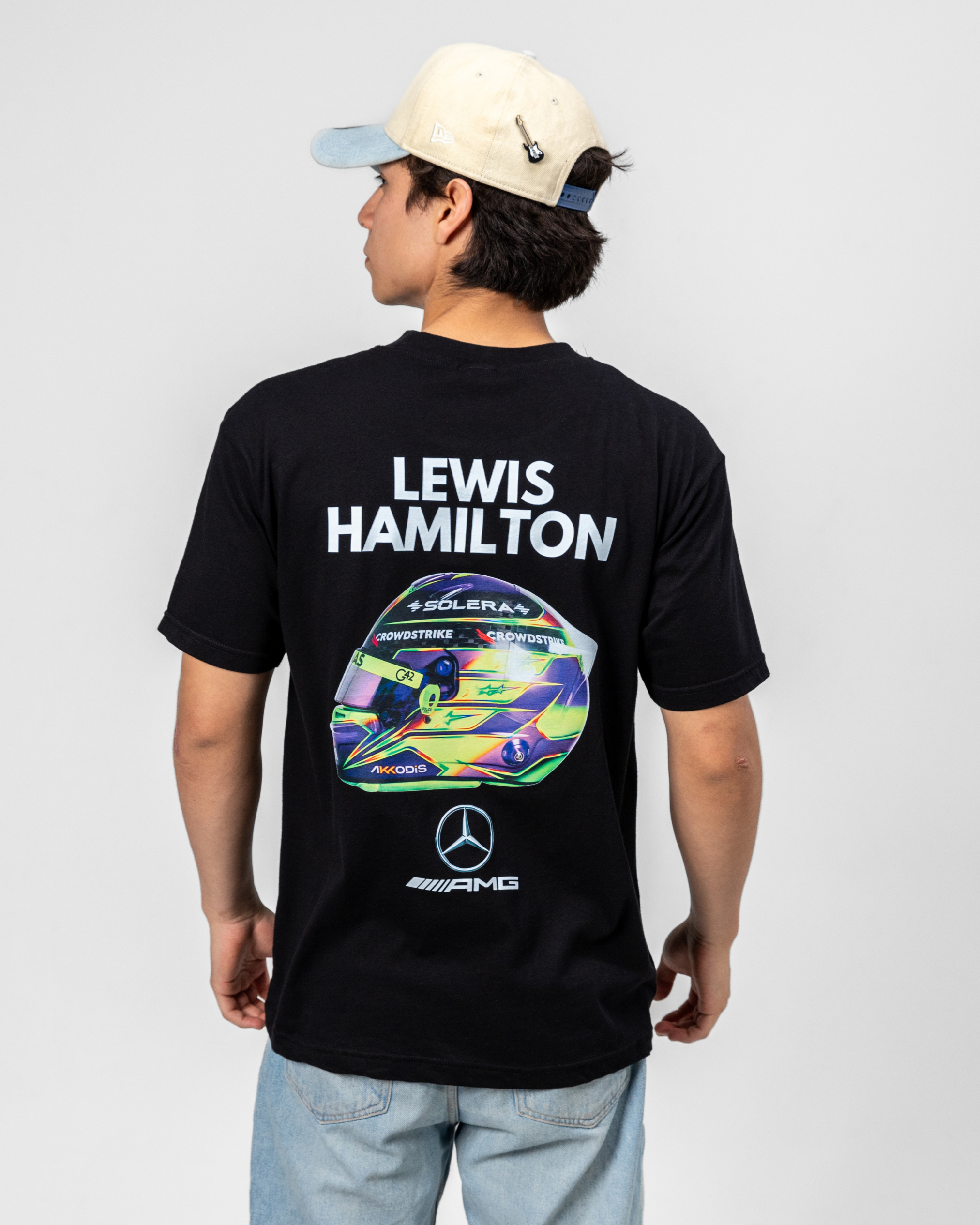 CAMISA LEWIS HAMILTON X MERCEDES AMG PETRONAS F1 TEAM 2024