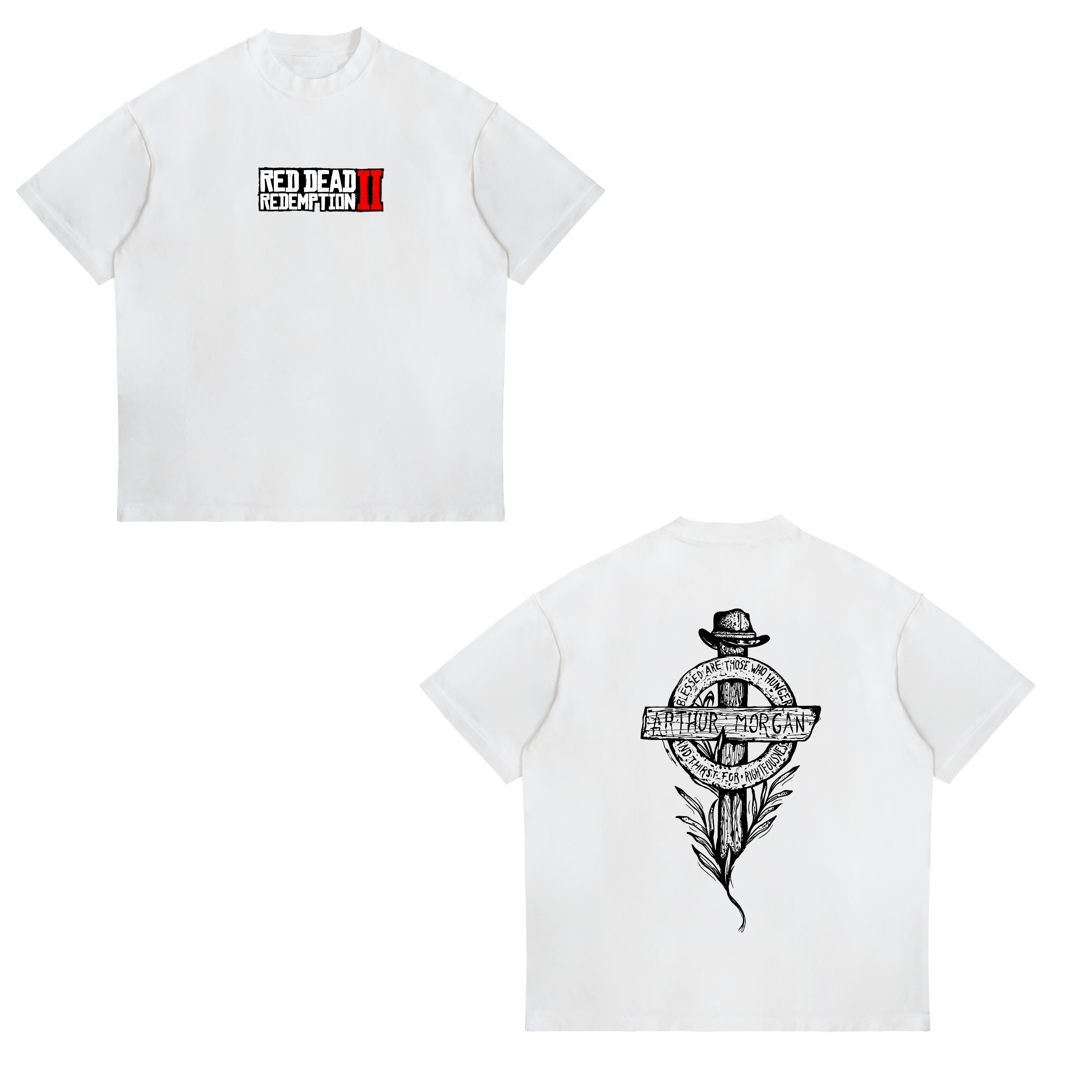 Camisa Arthur's Grave Tribute 9 - Red Dead Redemption 2