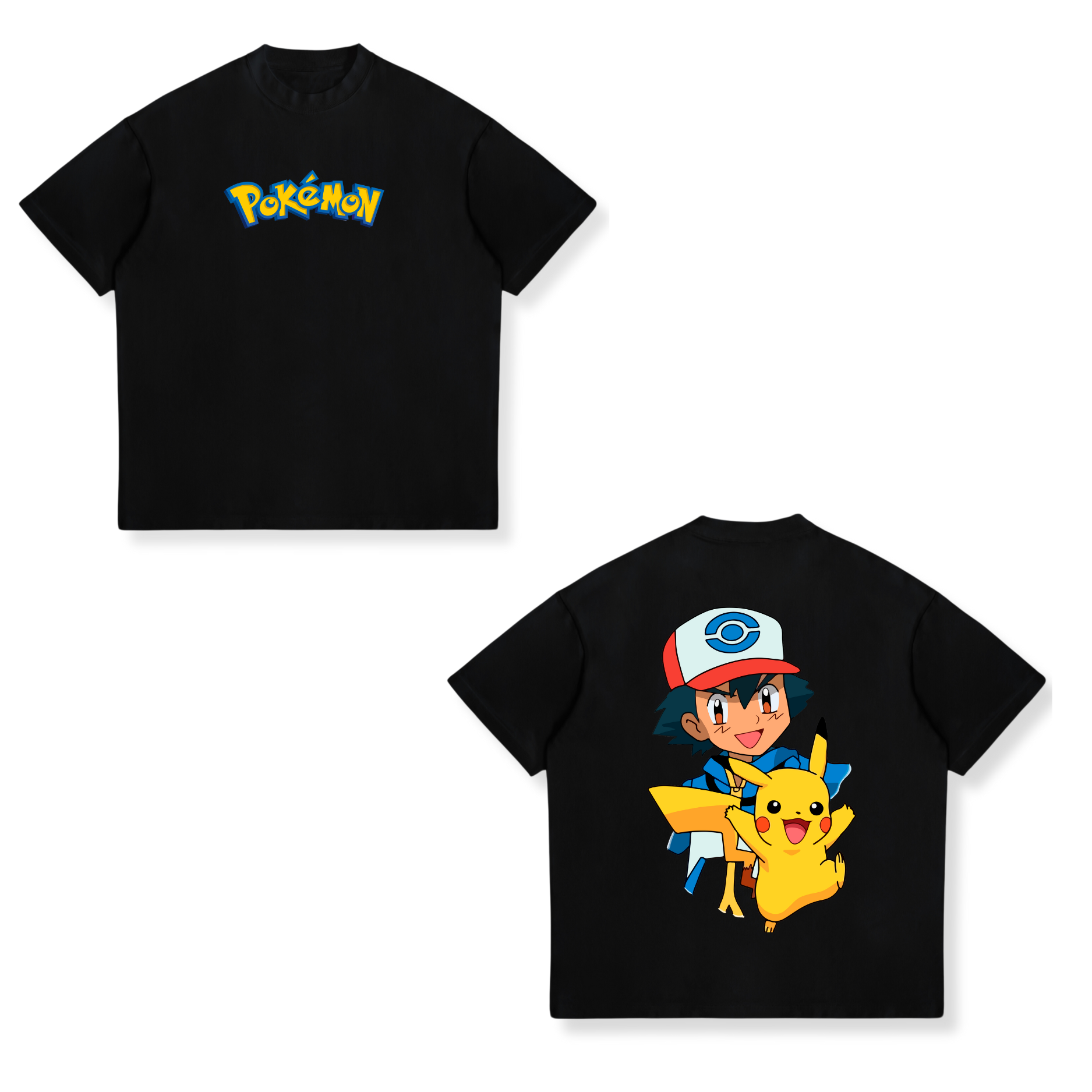 Camisa Ash y Pikachu 10 - Pokemon