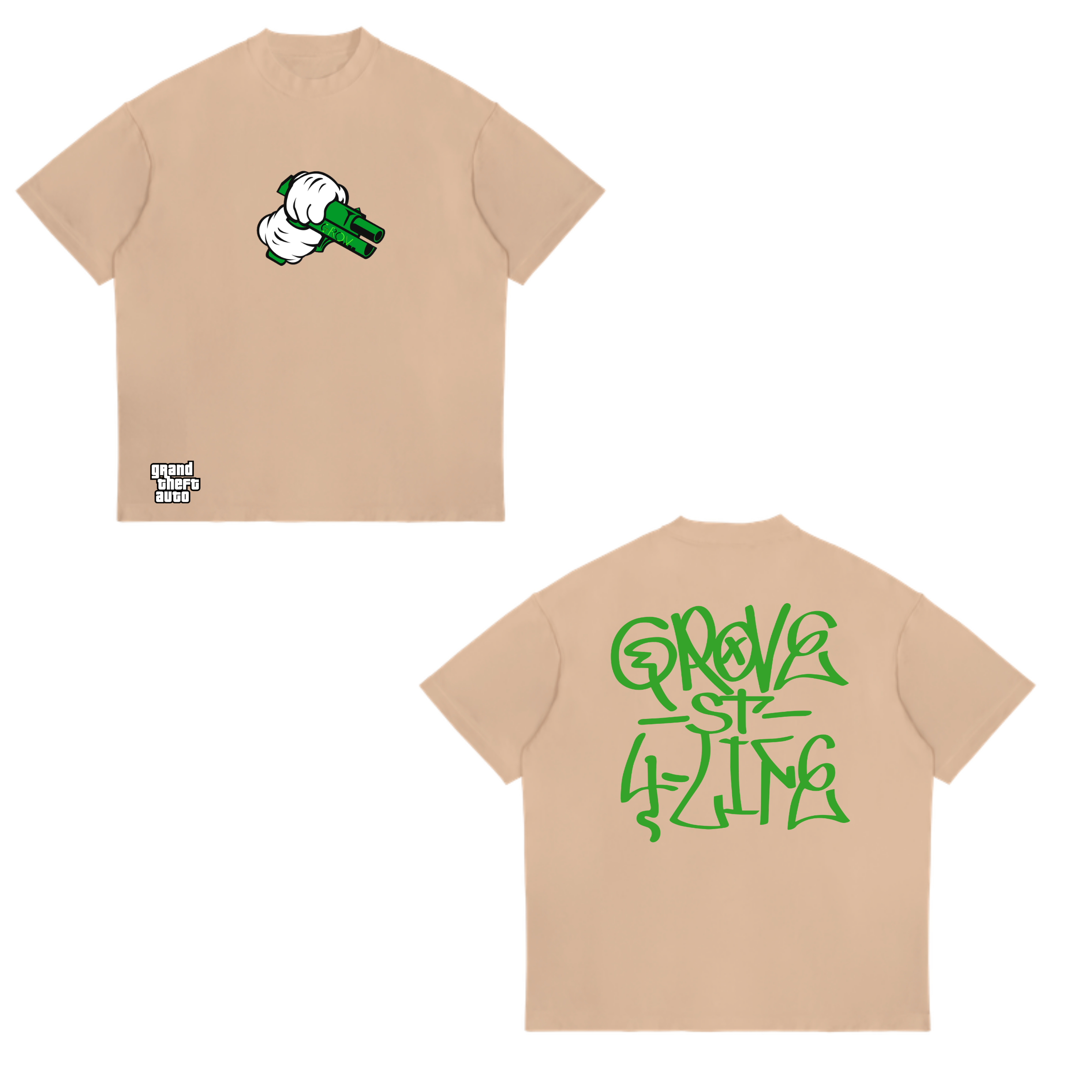 Camisa Grove Street Families 7 - Grand Theft Auto