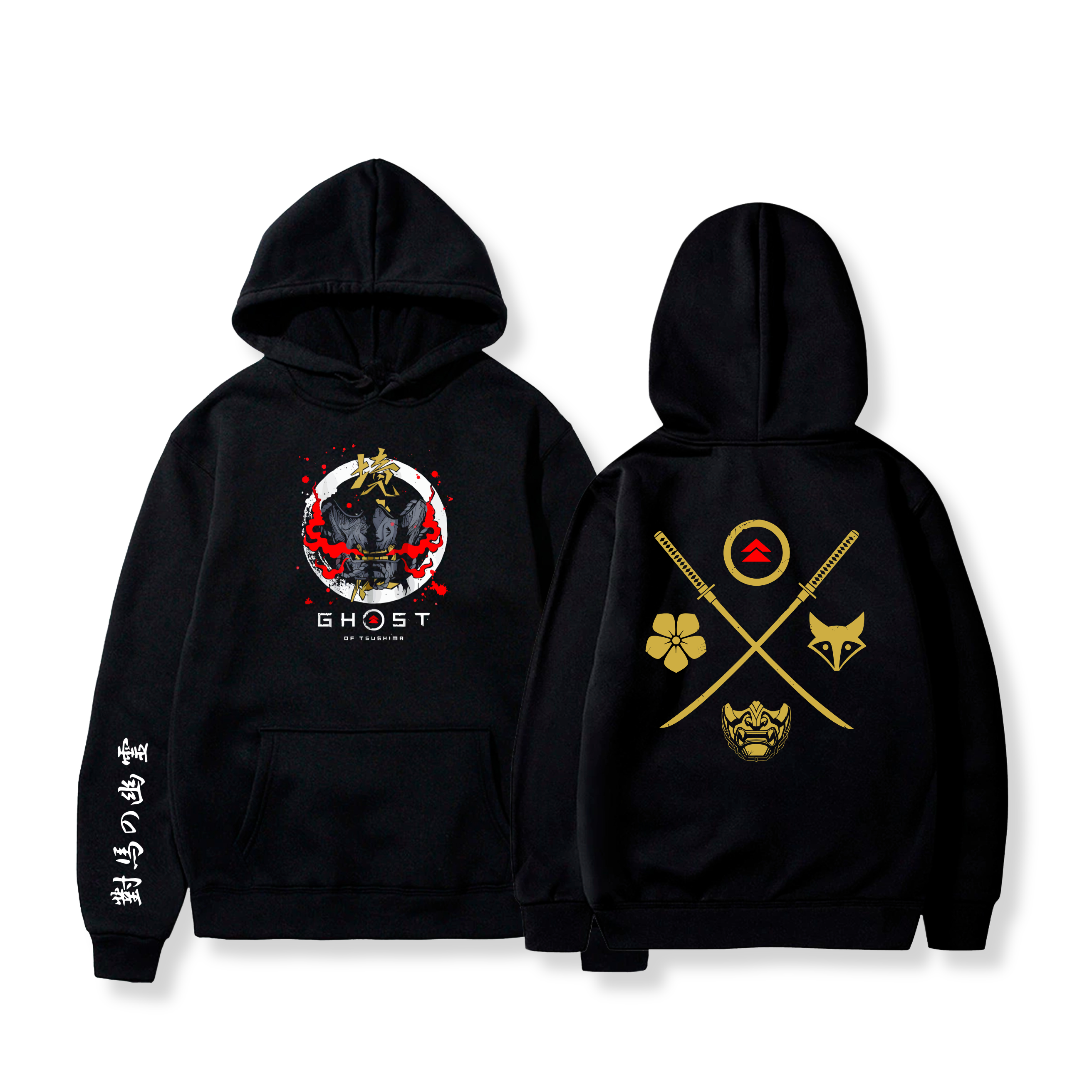 Hoodie Escudo de Armas del Fantasma 12 - Ghost of Tsushima