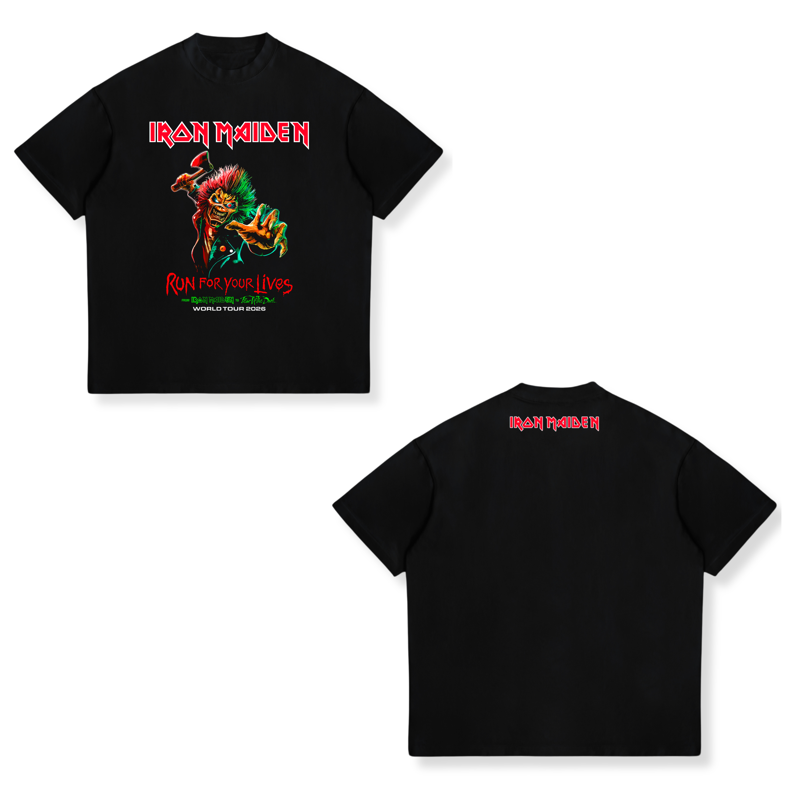 Camisa Run For Your Lives World Tour 16 - Iron Maiden