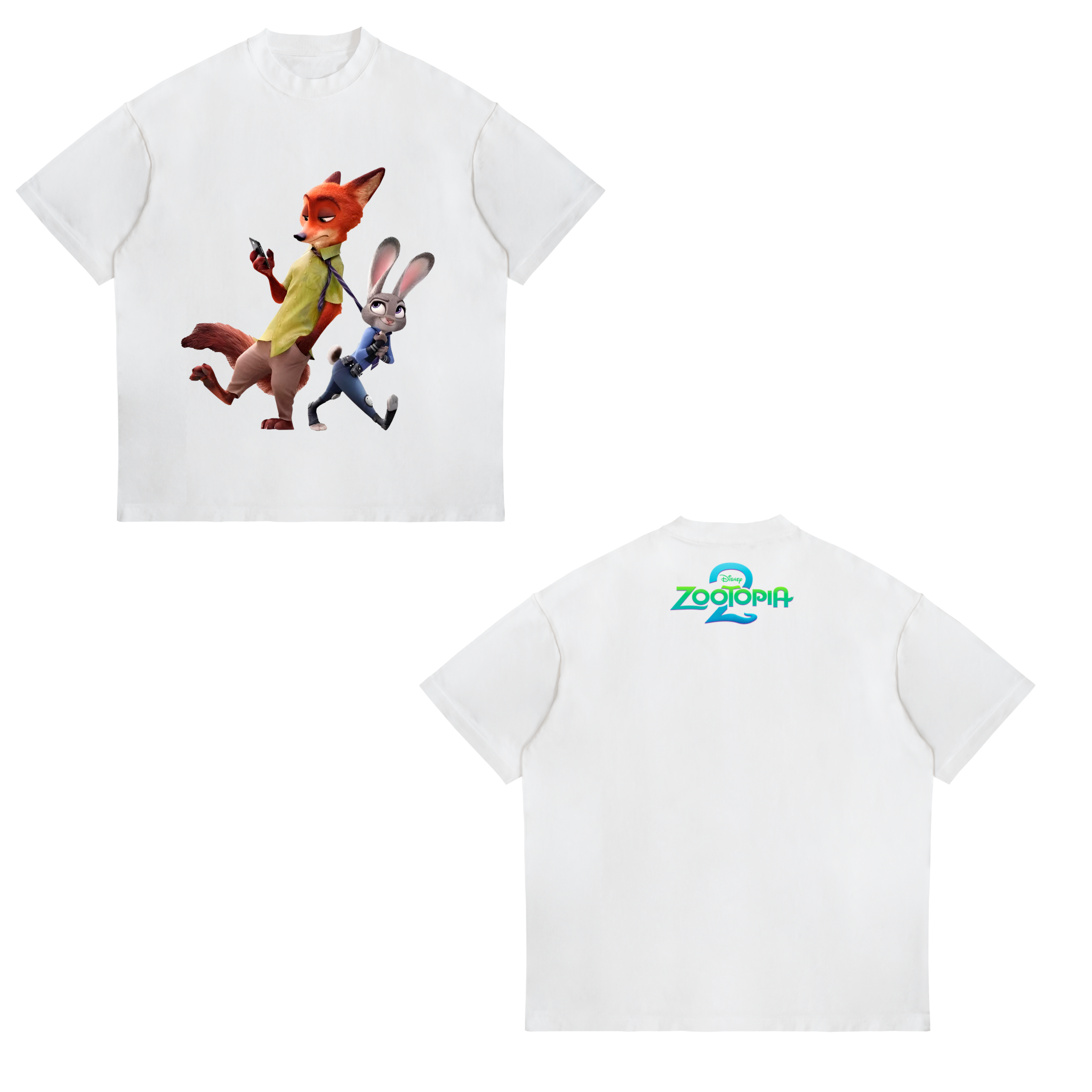 Camisa Nick Wilde, Judy Hopps 4 - Zootopia
