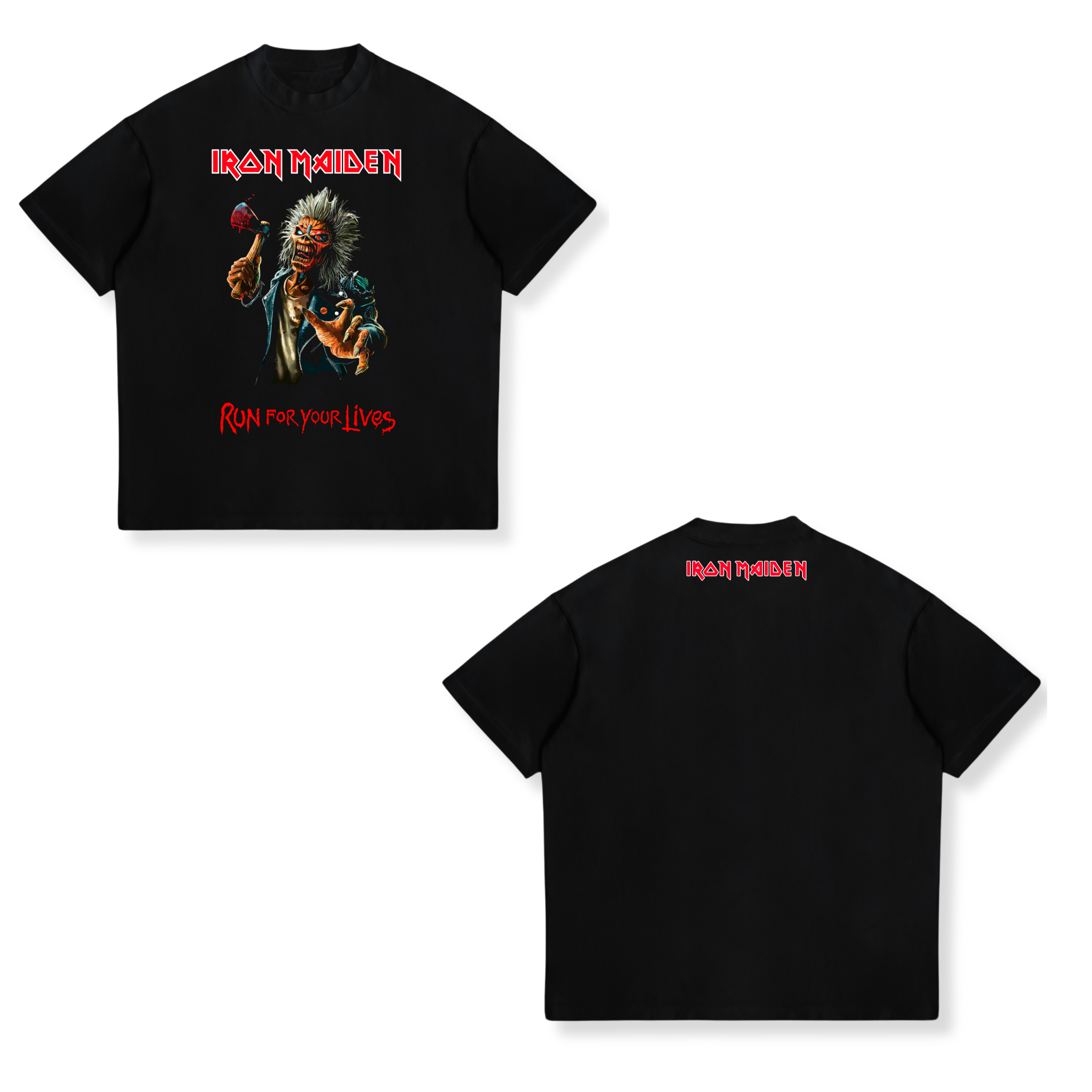 Camisa Run For Your Lives World Tour 17 - Iron Maiden