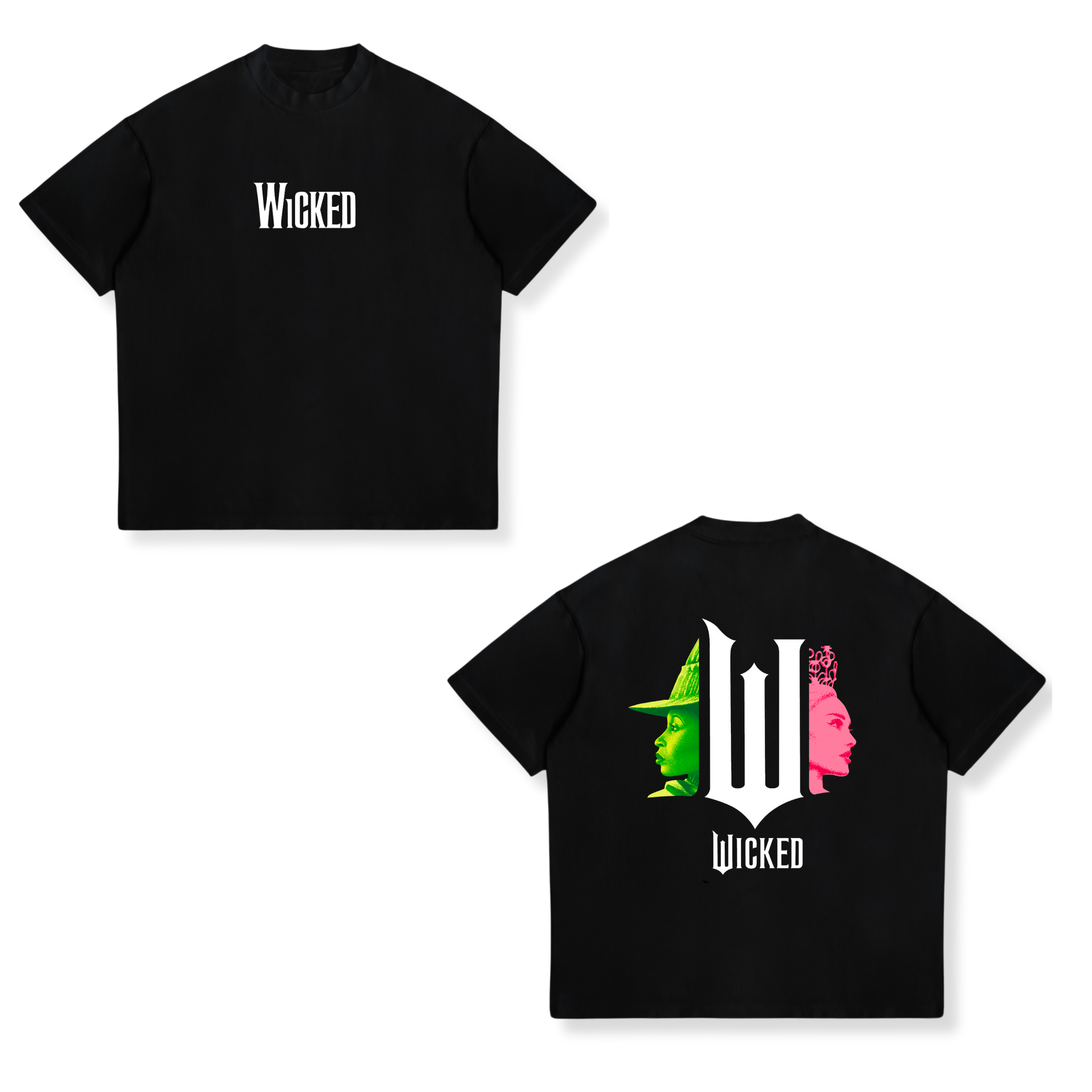 Camisa Elphaba y Glinda 12 - Wicked