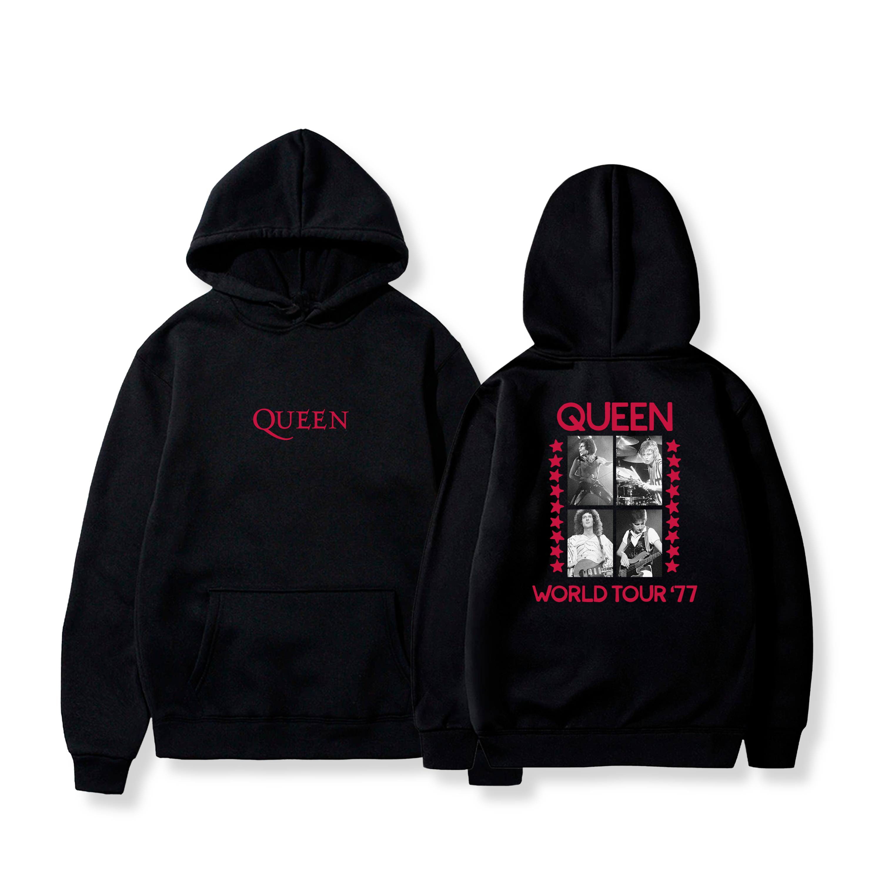 Hoodie  World Tour '77  12 - Queen