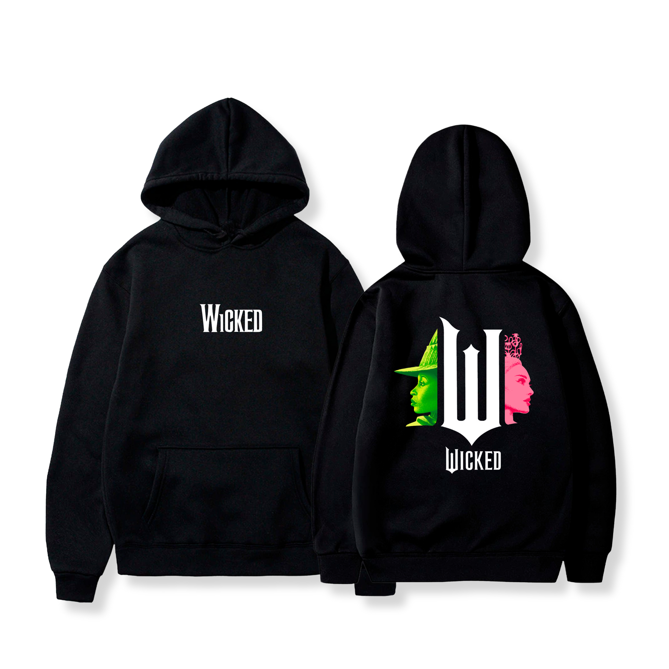 Hoodie Elphaba y Glinda 12 - Wicked