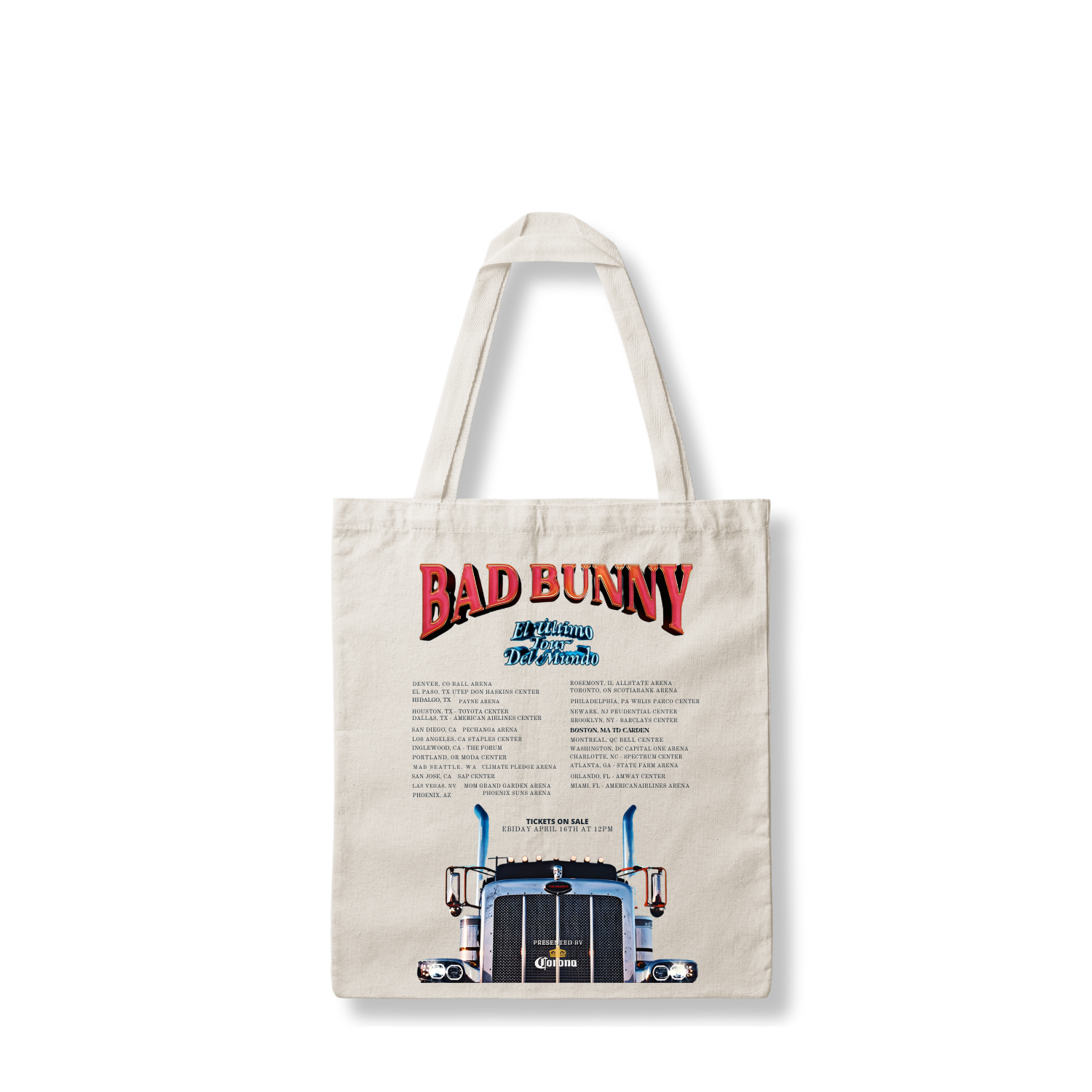 Tote bag El Ultimo Tour Del Mundo 1 - Bad Bunny