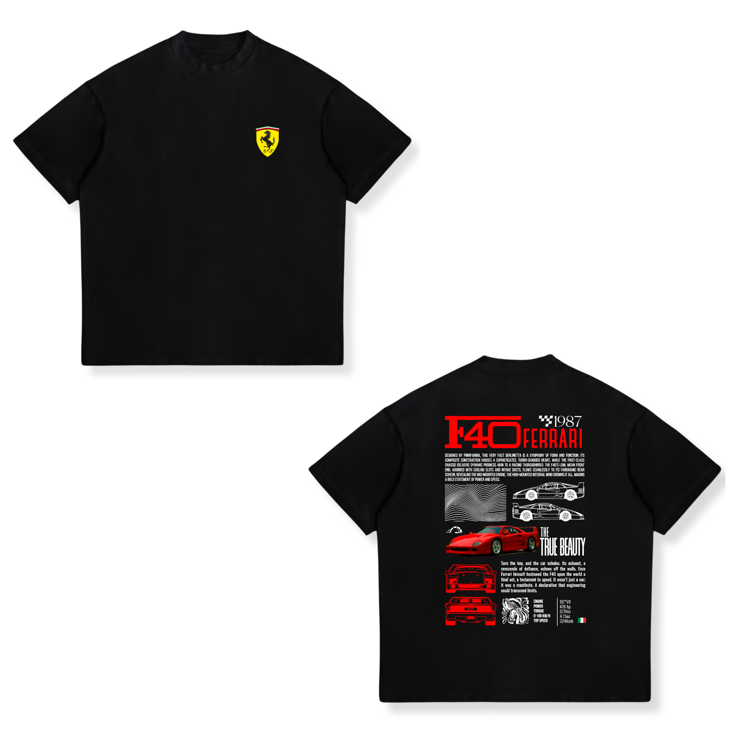 Camisa Ferrari F40 5 - Ferrari