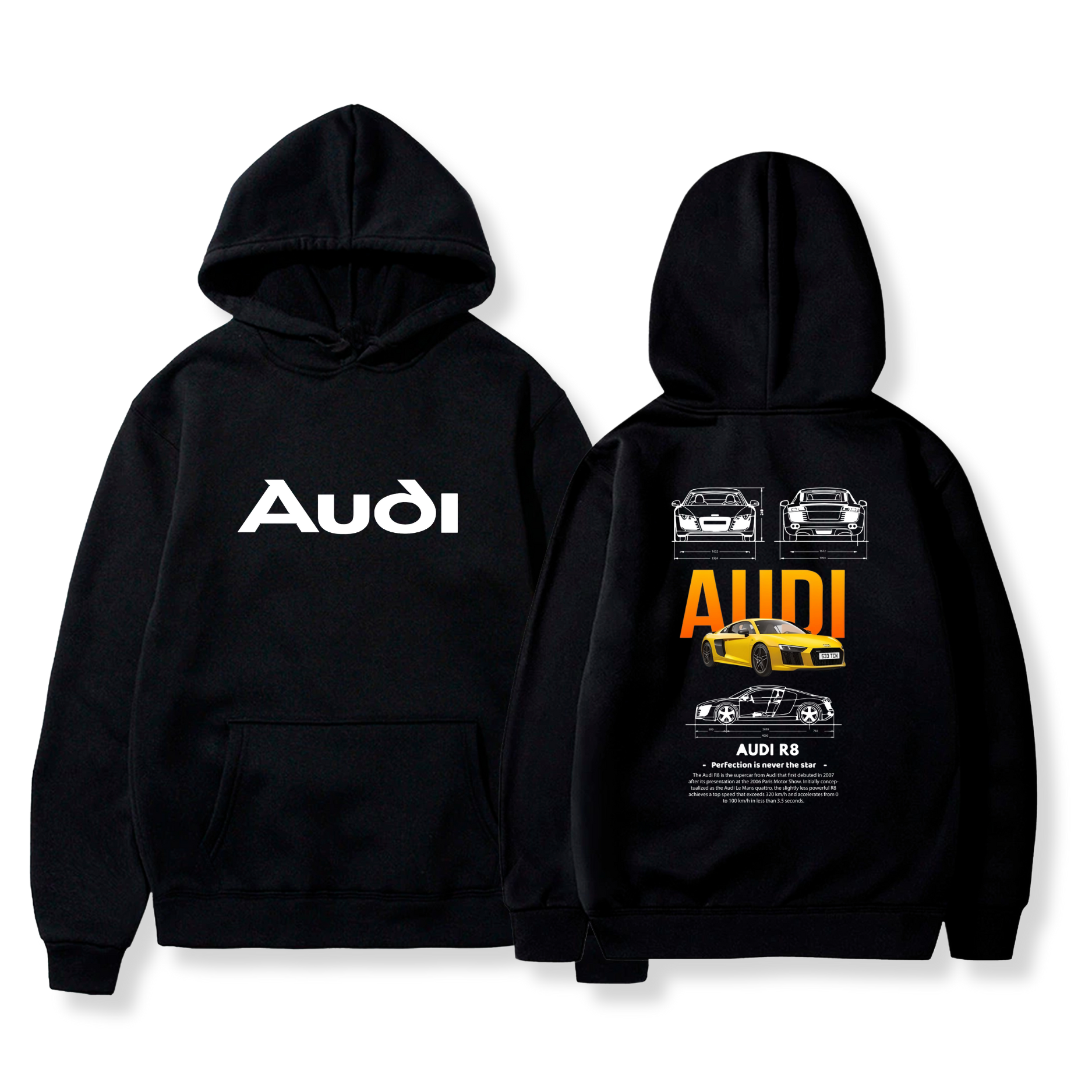 Hoodie Audi R8 1 - Audi