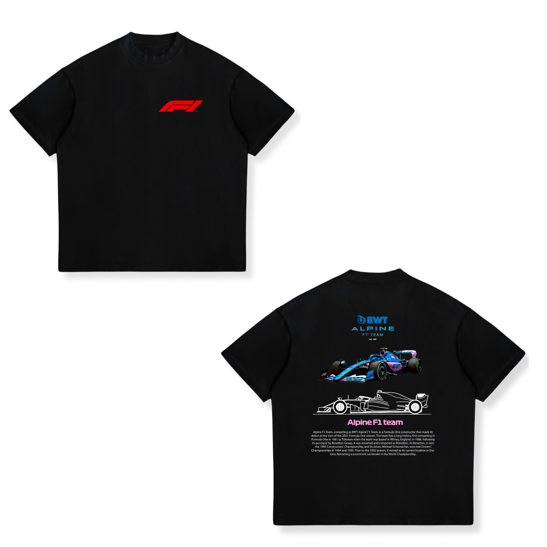 Camisa Alpine 1 - Formula 1