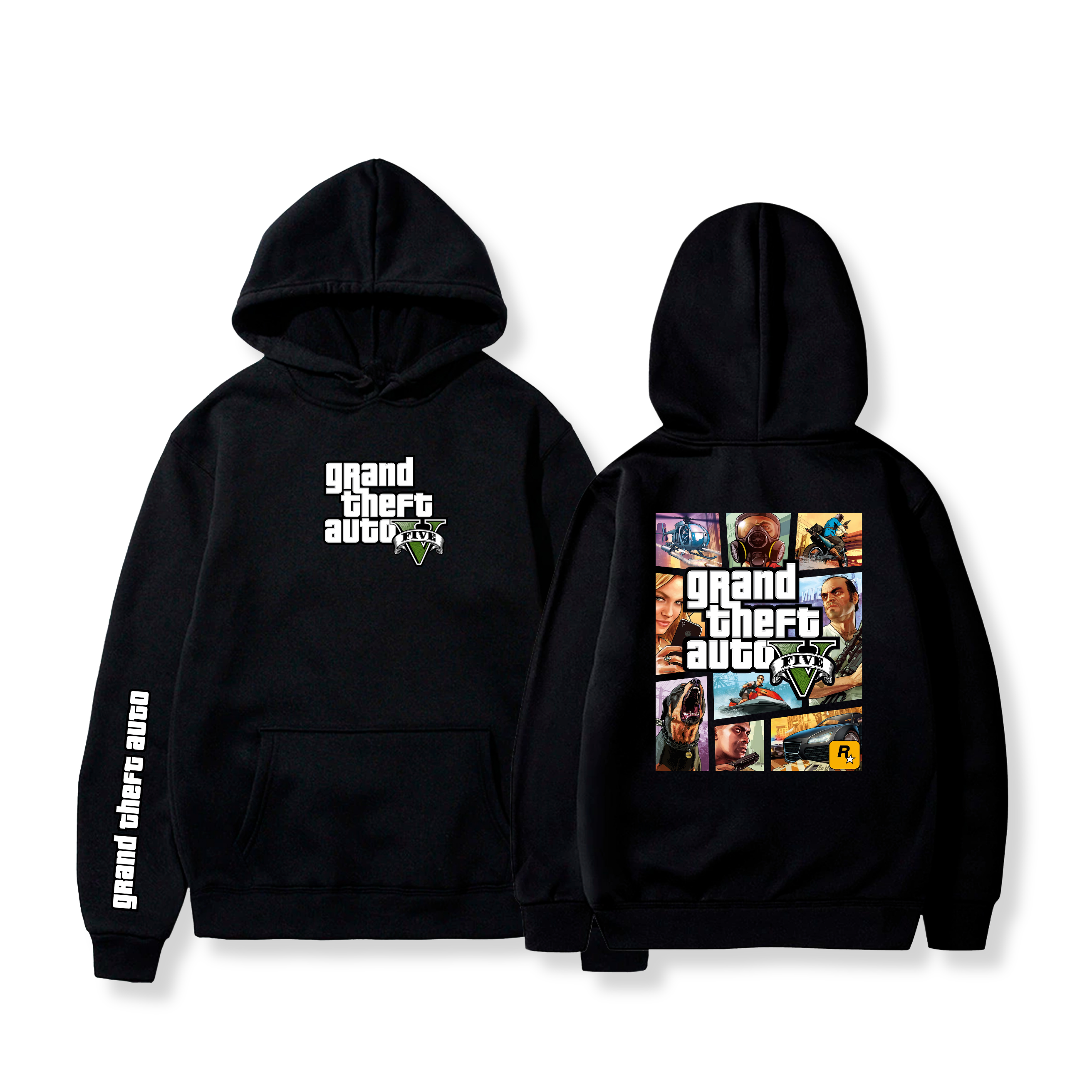Hoodie GTA V: The Official Cover Tee 1 - Grand Theft Auto